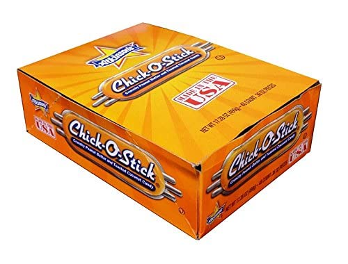 Atkinson's Fun Size Chick-O-Sticks - Classic Coconut Peanut Butter Candy (0.36 oz, 48 Count Box) - Perfect for Halloween, Party Favors, Office Treats & Gift Baskets
