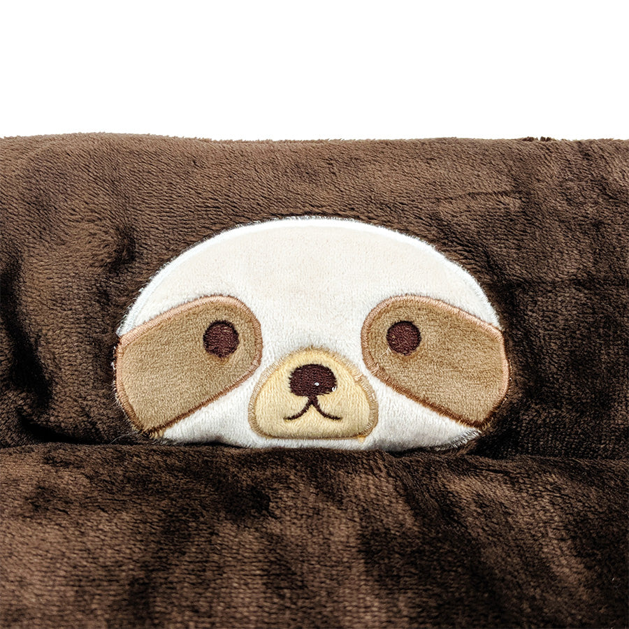 Cozy Sloth-Themed Pet Bed for Cats & Small Dogs - Soft & Comfortable for Cuddling | Perfect for Home, Office & Travel Use