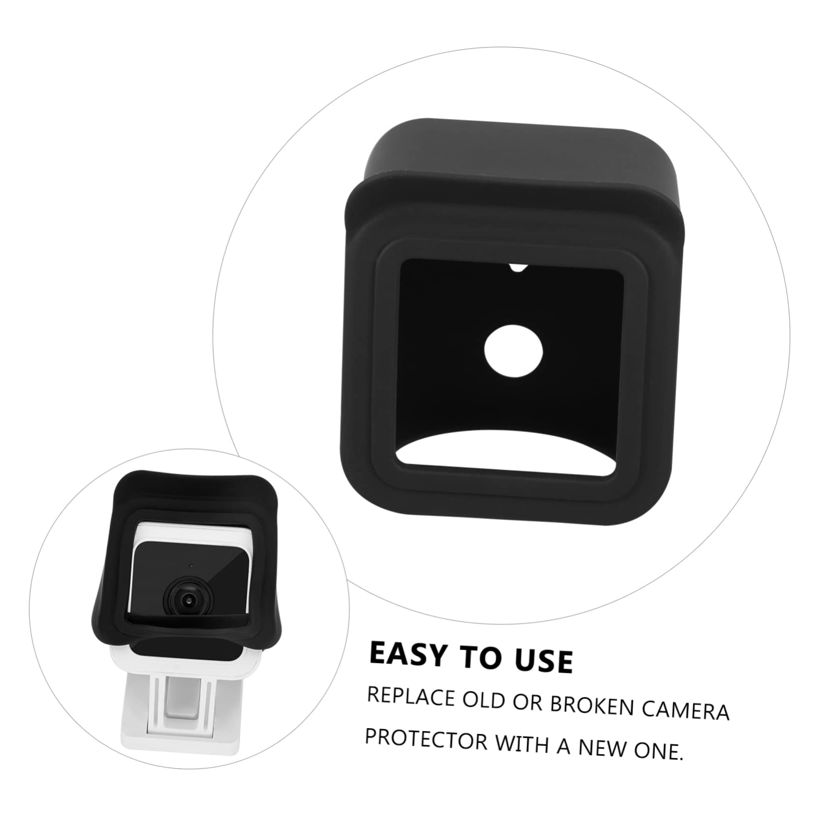 Uonlytech 3-Pack Silicone Protective Cover for Home Security Cameras - Waterproof & Durable Mini Outdoor Camera Case (V3) - Perfect for Indoor/Outdoor Surveillance & Weather Protection