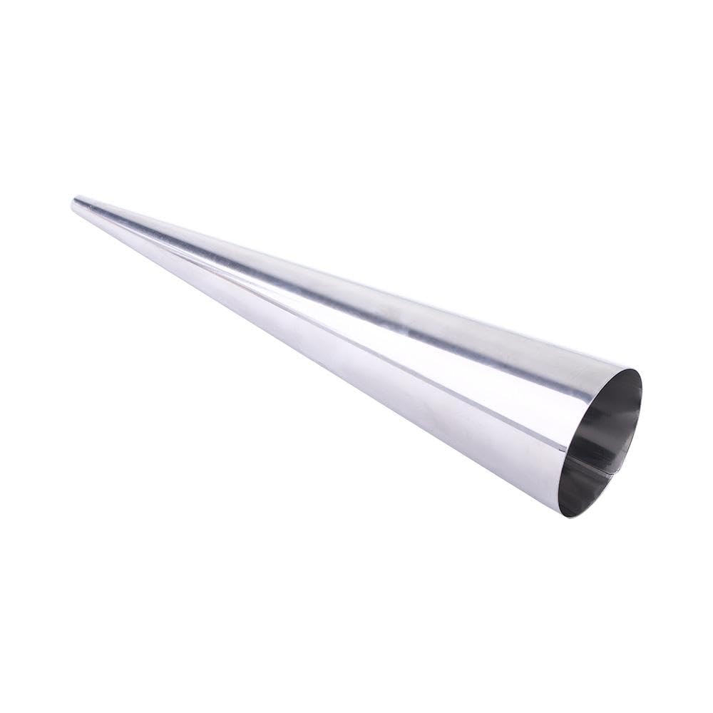 6PCS Stainless Steel Cream Horn Molds - Professional Baking Cones for Pastry, Waffle & Dessert Making - Perfect for Home Bakeries, Cafes and Restaurants
