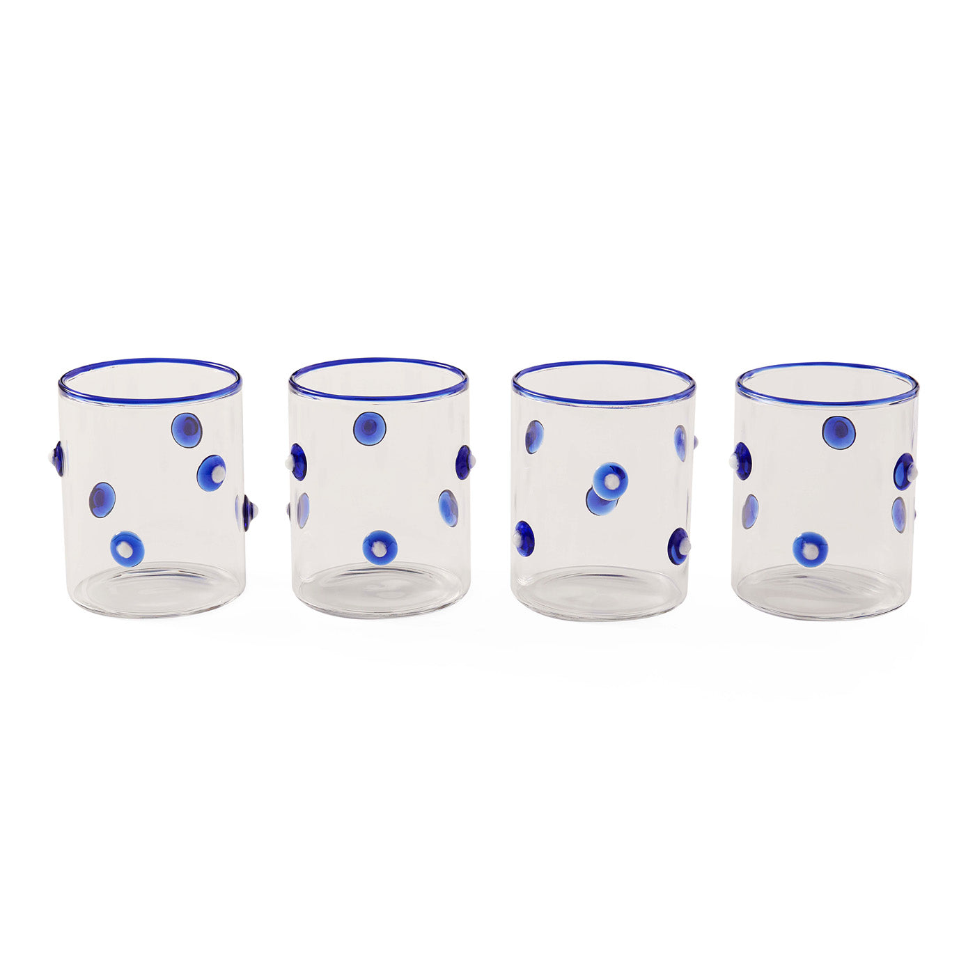 Dottie Rocks Whiskey Glasses Set of 4 - Premium Crystal Clear Old Fashioned Drinking Glasses for Bourbon, Scotch & Cocktails - Perfect for Home Bar, Gifts & Entertaining