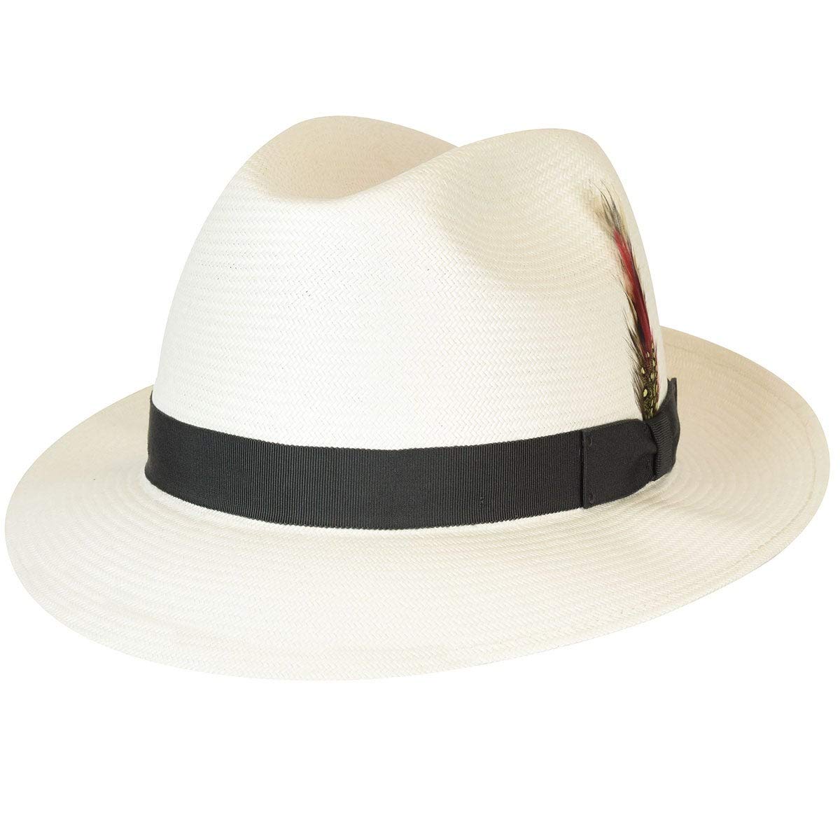 Bailey of Hollywood Men's Fedora Hat - Classic Wool Felt Fedora for Men - Vintage Style Dress Hat for Casual & Formal Occasions - Perfect for Weddings, Parties, and Everyday Wear