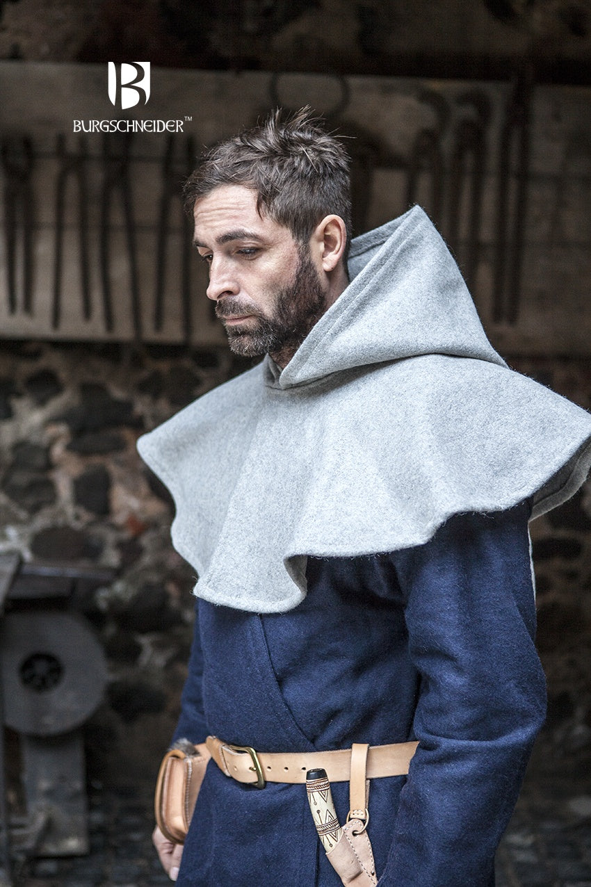 Premium Grey Wool Cowl Neck Scarf - Soft & Warm Winter Accessory for Women & Men - Perfect for Outdoor Activities, Travel & Cold Weather Fashion