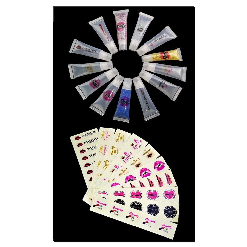 100Pcs Custom Logo Clear Transparent Stickers for Eyelash & Lipgloss Packaging - 1.5x6cm Business Labels - Perfect for Lash Boxes, Cosmetic Products & Brand Promotion