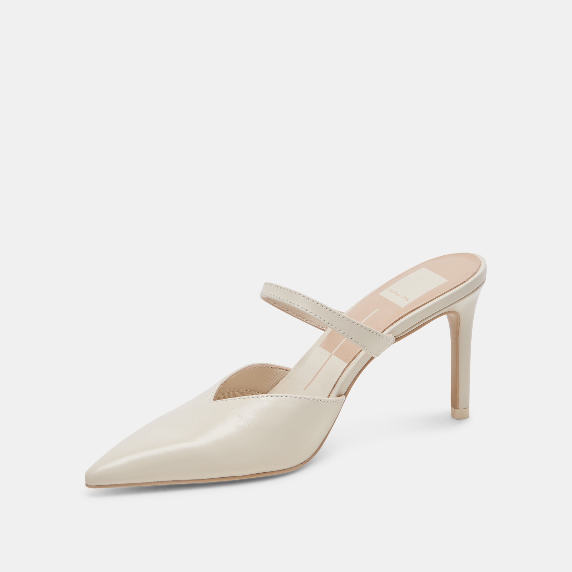 KANIKA White Crinkle Patent Leather High Heels for Women - Elegant Dress Shoes for Parties, Weddings & Evening Events