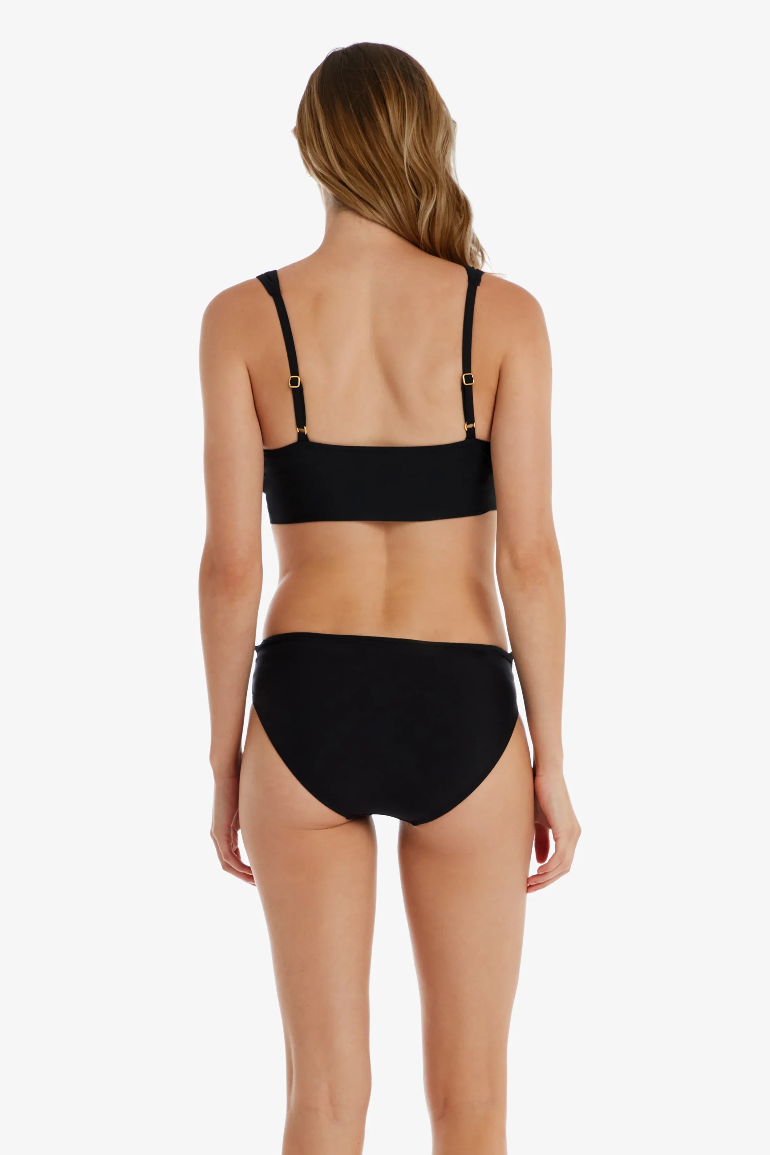 Twist Front Hipster Underwear - Sexy Black Women's Panties for Everyday Comfort & Style | Perfect for Yoga, Lounge & Sleepwear