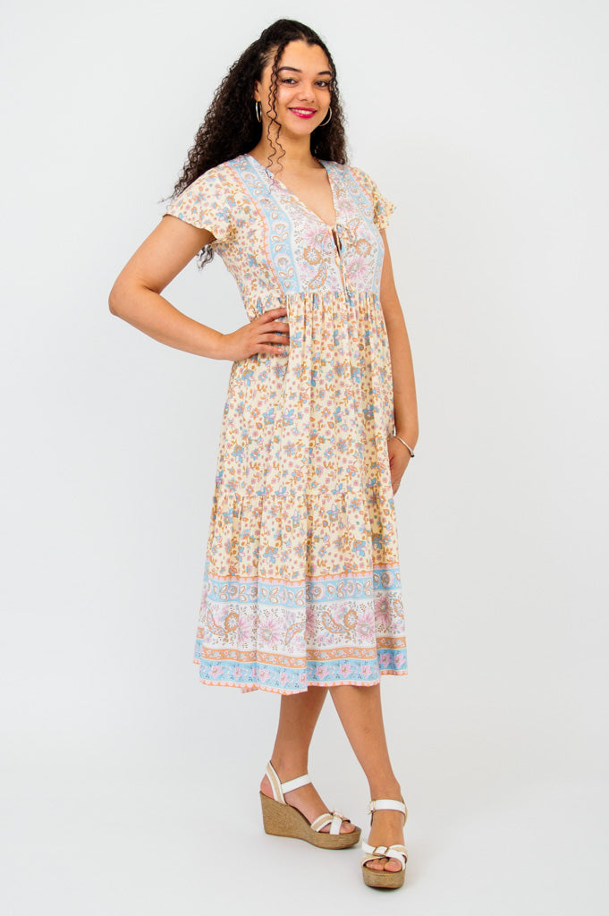 Julie Women's Casual Dress - Elegant Taupali Color, Perfect for Office Wear, Date Night & Summer Outfits