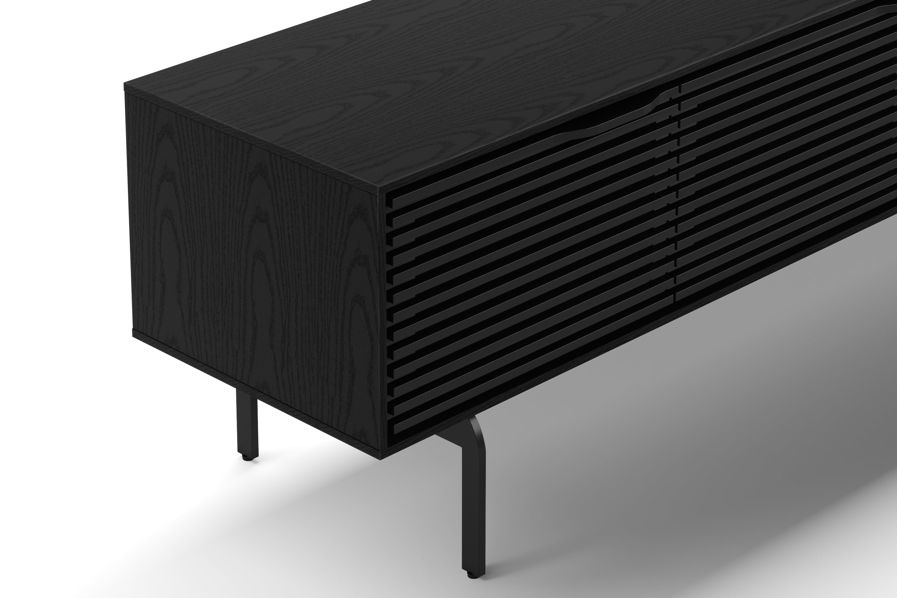 BDI Furniture Align Console Stand in Ebony - Modern TV Media Stand with Storage | Perfect for Living Room, Bedroom & Home Theater Setup