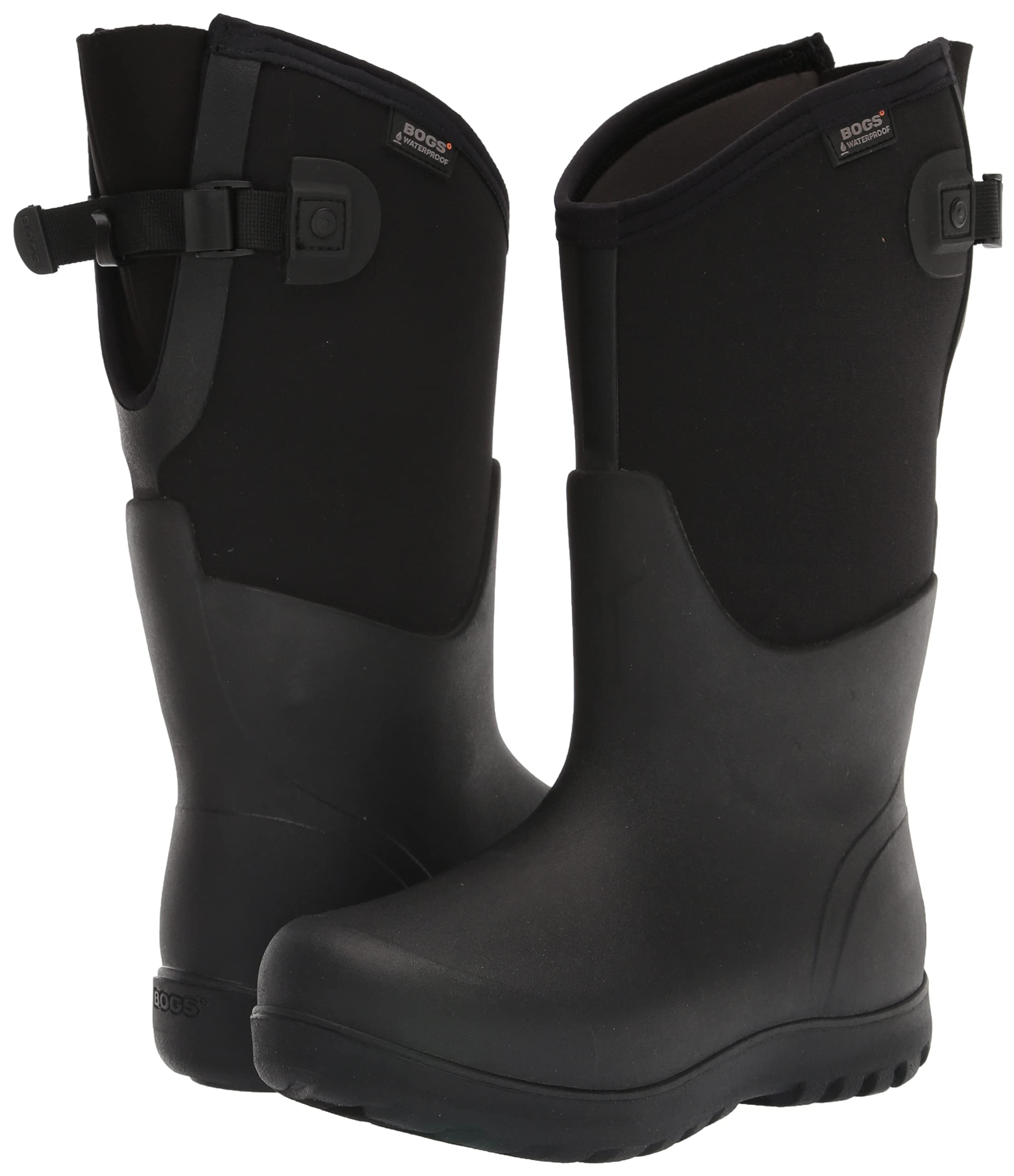 BOGS Women's Neo-Classic Waterproof Rain Boots - Warm Winter Snow Boots with Non-Slip Sole for Outdoor, Gardening, Hiking & Farm Work