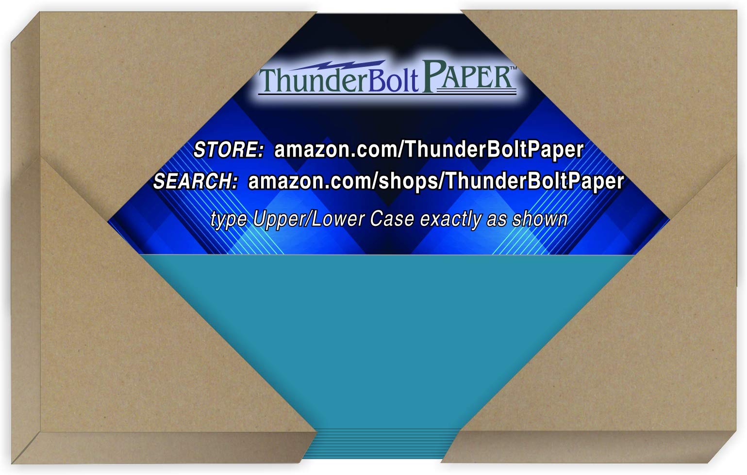 200 Bright Aqua Blue 65# Cardstock Sheets - 3
