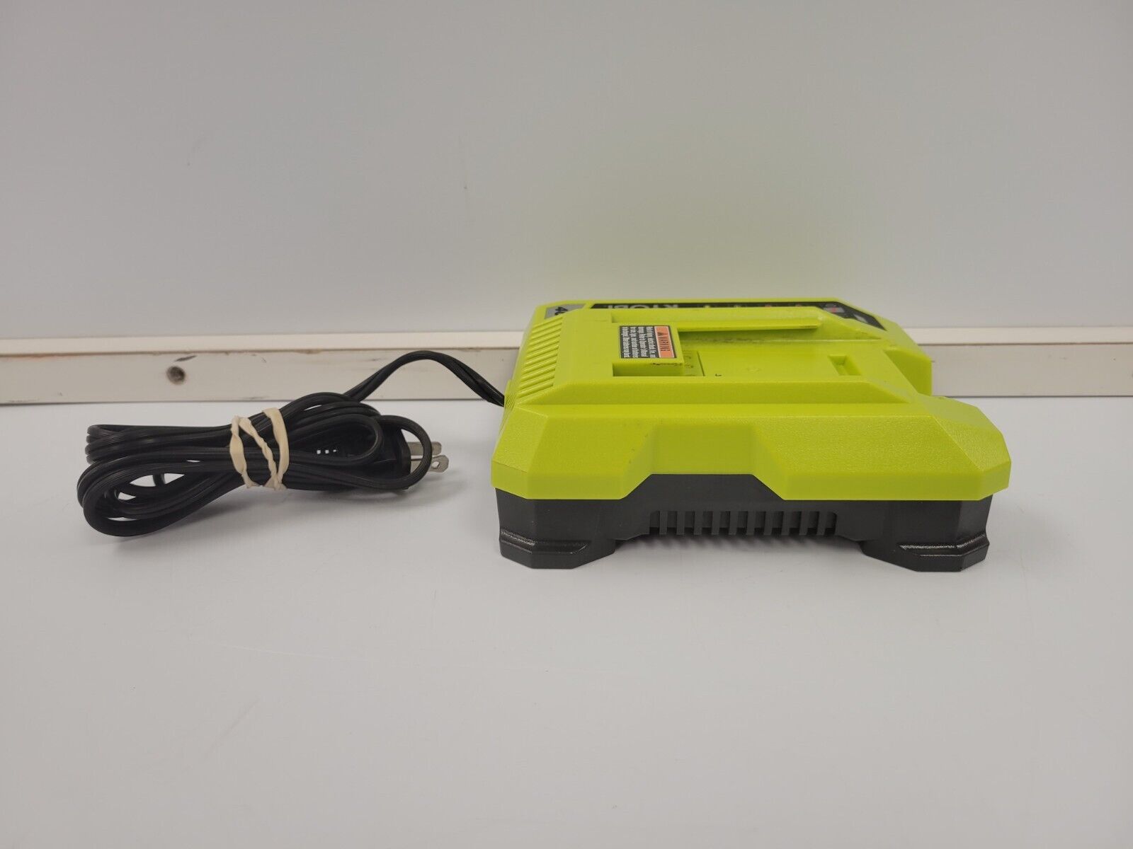 Ryobi OP401 18V Lithium-Ion Battery Charger for One+ Power Tools - Fast Charging for Drills, Saws & Outdoor Equipment