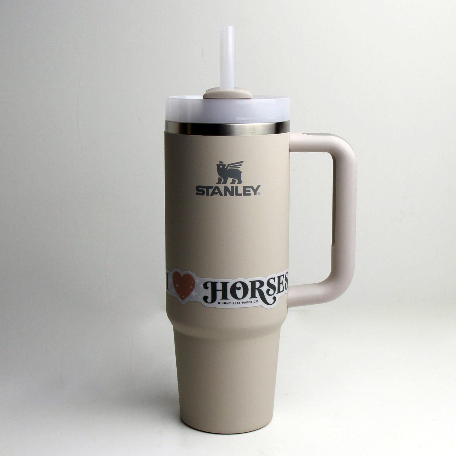 I Love Horses Sticker - Waterproof Vinyl Decal for Laptops, Cars, Windows - Perfect for Equestrian Lovers & Horse Riding Enthusiasts