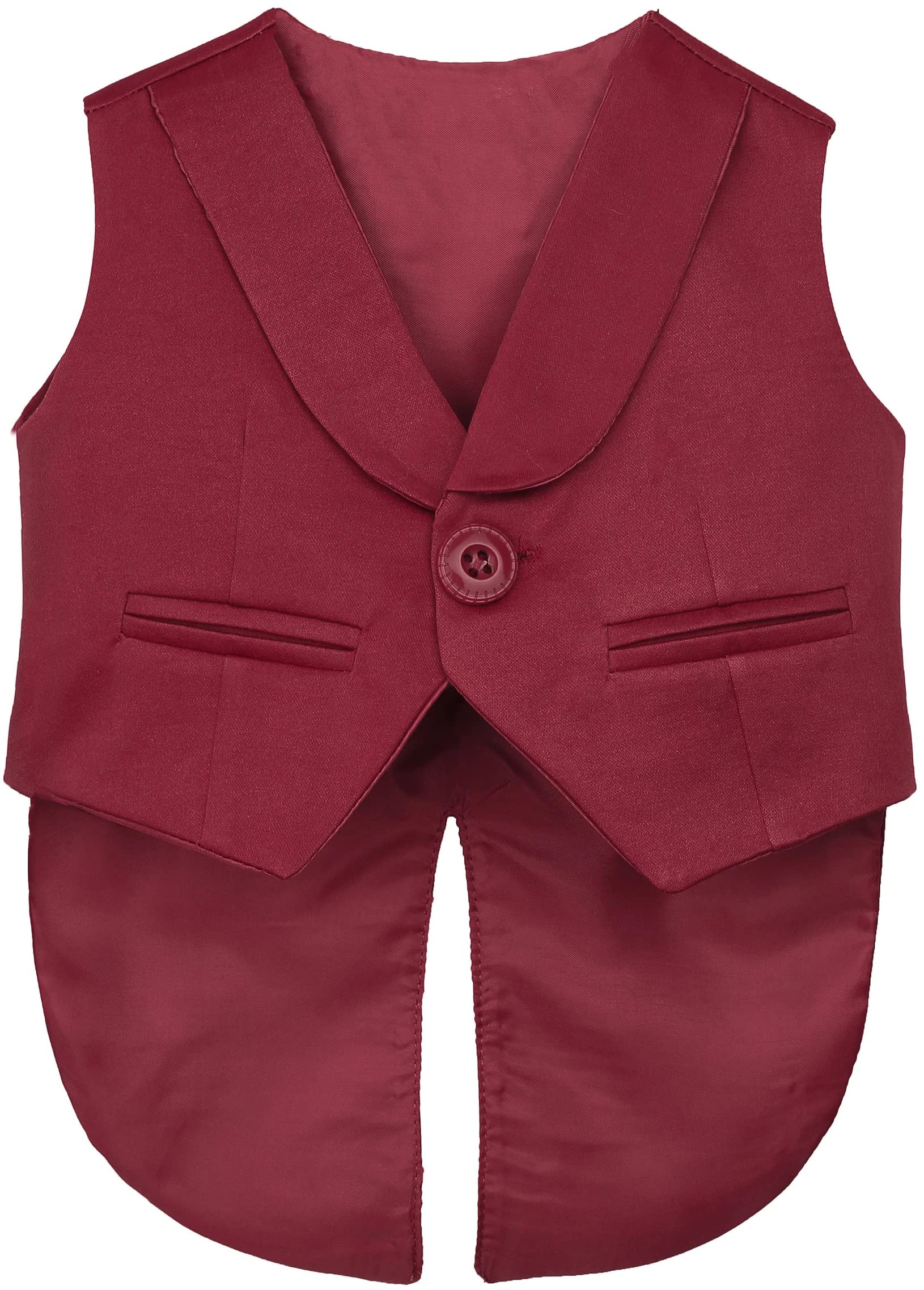 Lilax Baby Boy Gentleman Tuxedo Outfit - 4 Piece Formal Set for Infants | Perfect for Christening, Wedding & Special Occasions