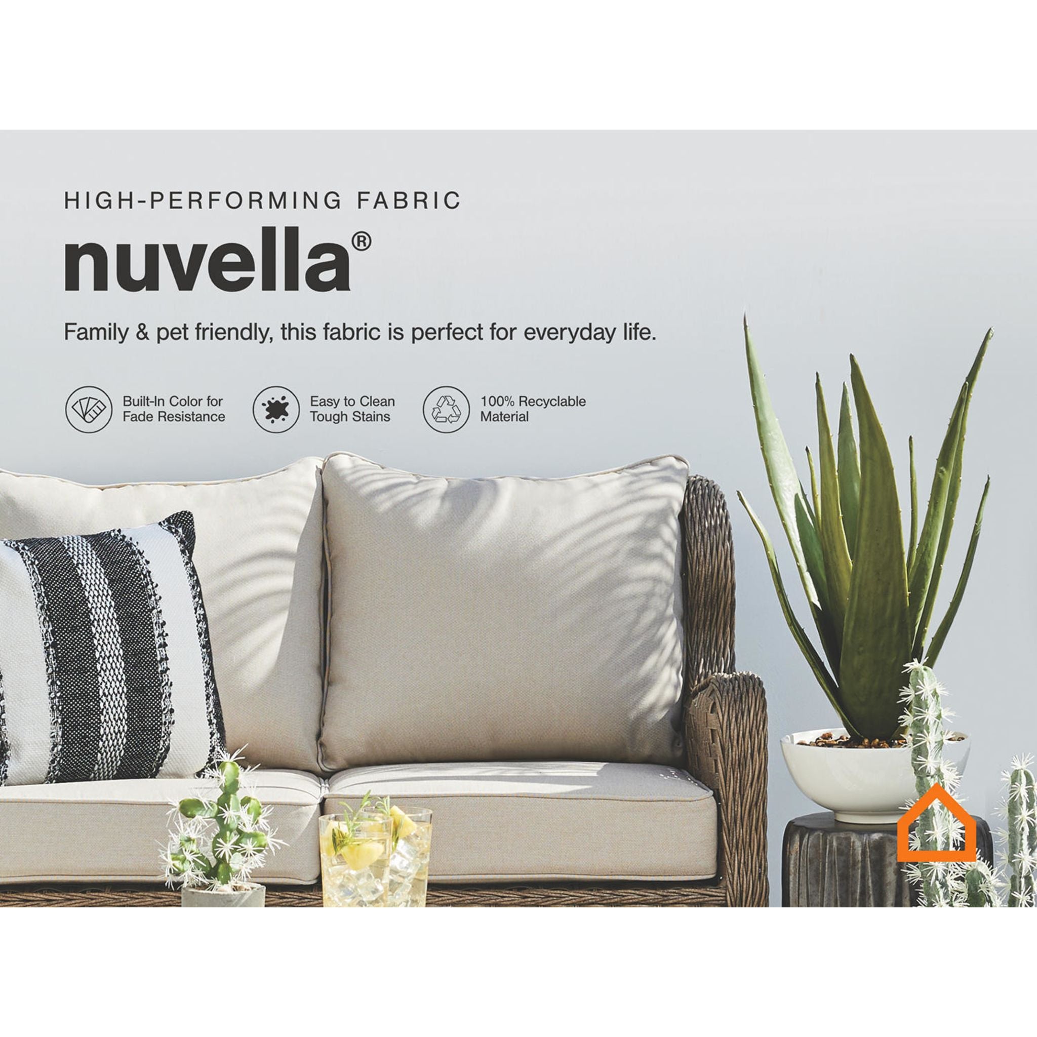 Amora 5-Piece Outdoor Patio Furniture Set - Charcoal Gray Sectional Sofa for Backyard, Poolside & Garden Relaxation