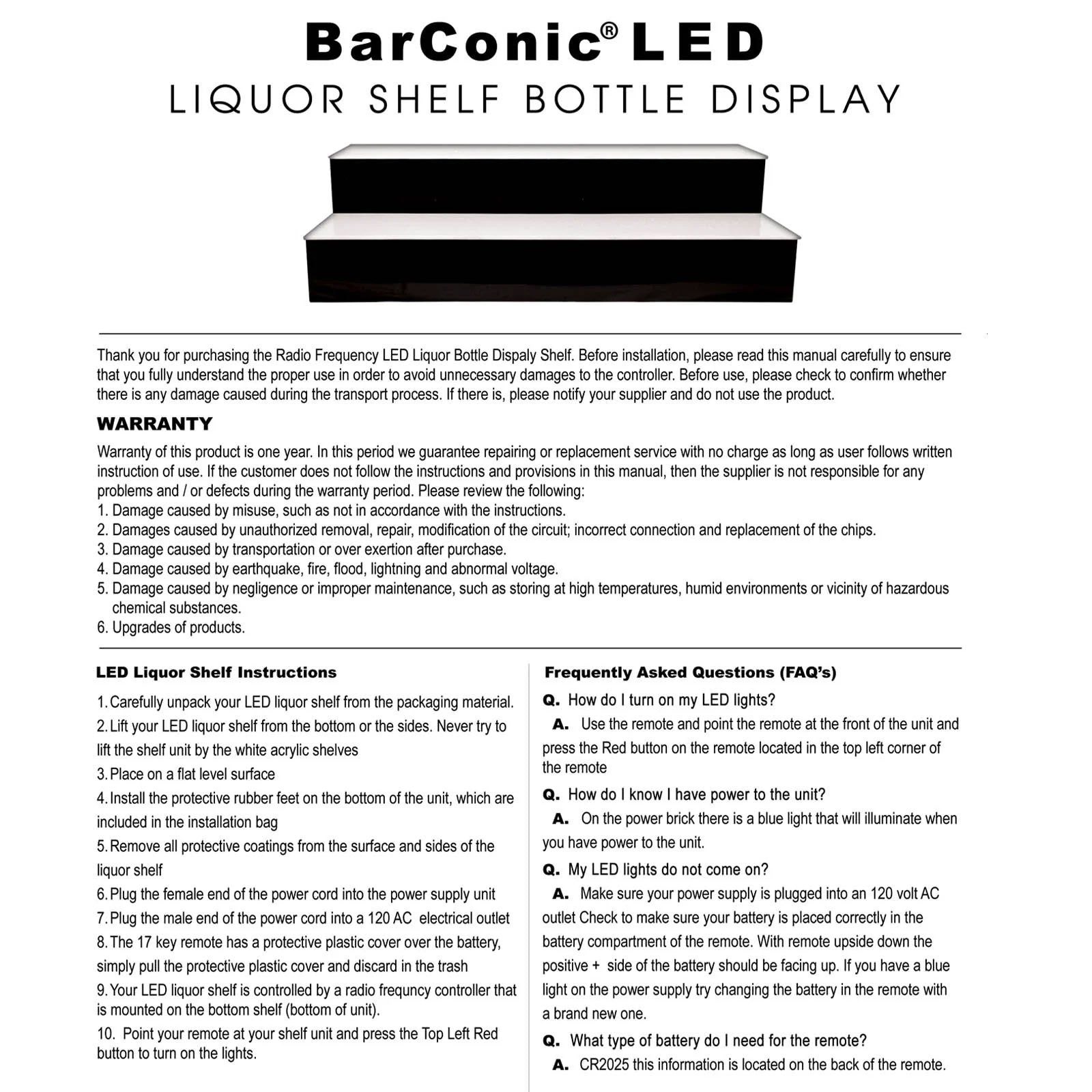 BarConic® 3-Tier Black LED Liquor Bottle Display Shelf - Inside Corner Bar Cabinet Organizer for Home, Restaurant & Nightclub Decor