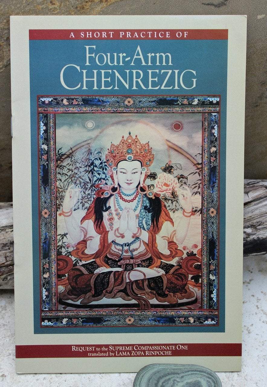 Four Arm Chenrezig Statue - Tibetan Buddhist Meditation Deity for Home Altar & Spiritual Practice | Perfect for Meditation, Yoga & Mindfulness