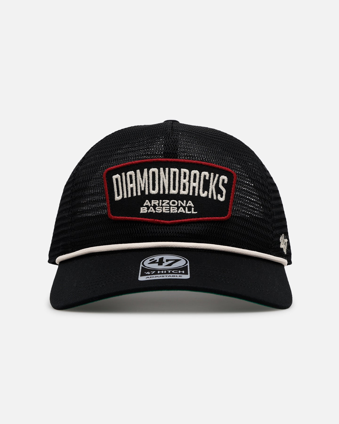 47 Brand Arizona Diamondbacks 'Mesh' Hitch Trucker Snapback Black Hat - Official MLB Baseball Cap for Men & Women - Perfect for Games, Outdoor Activities & Casual Wear