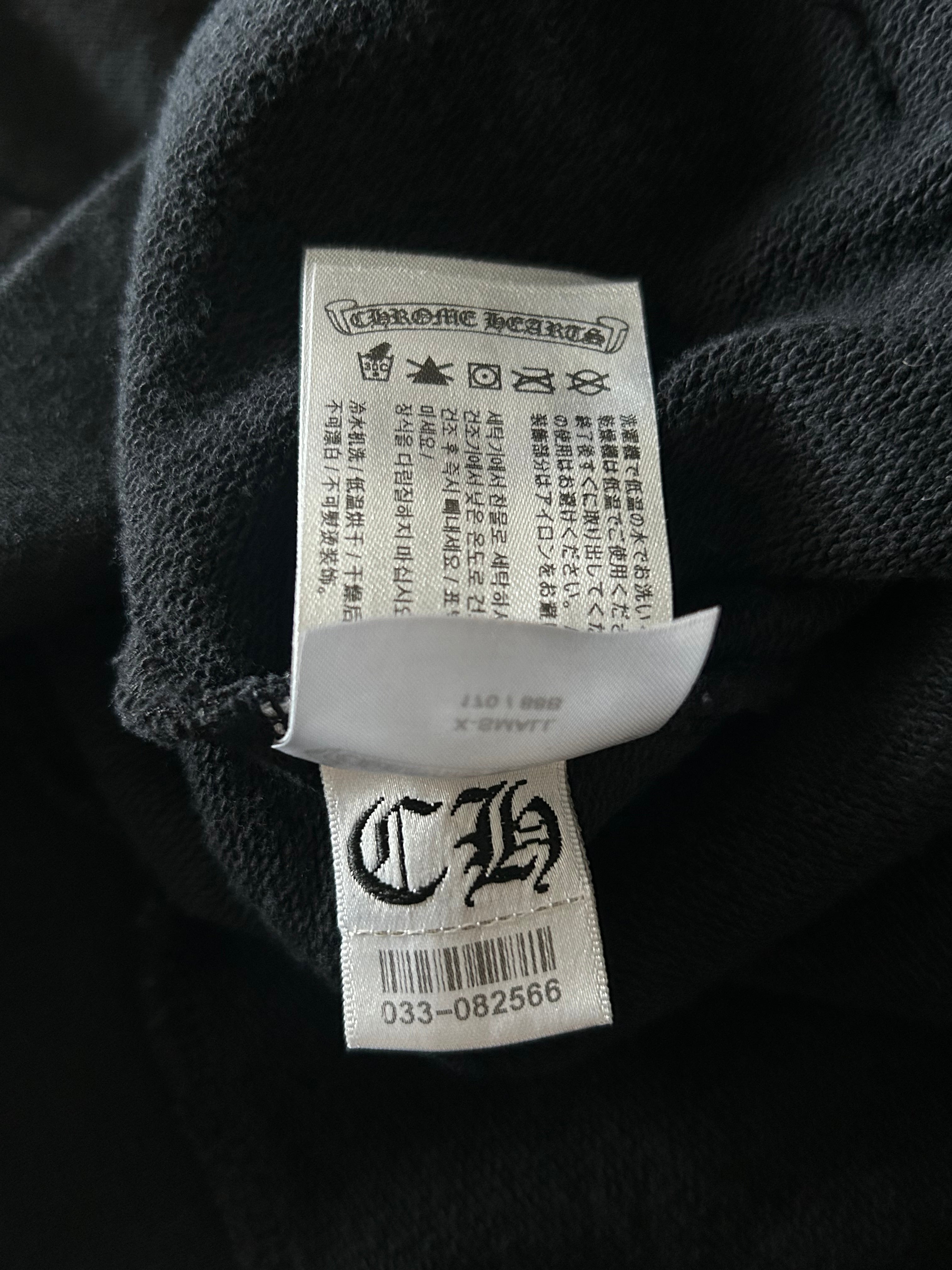 Chrome Hearts Black & White Cross Jacquard Horseshoe Logo Hoodie for Men & Women - Stylish Streetwear Fashion for Casual Outfits & Urban Lifestyle