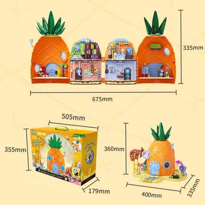 SpongeBob SquarePants Krusty Krab Toy Playset - Official Nickelodeon Collectible for Kids & Fans - Perfect for Birthday Gifts, Room Decor, and Themed Parties