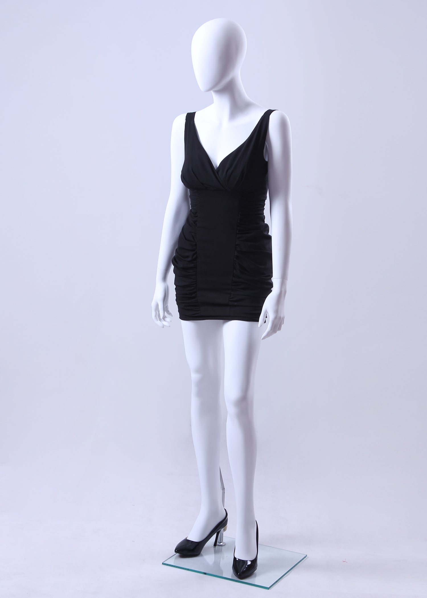 White Gloss Female Mannequin - Full Body Fashion Display for Boutique, Window Shopping & Photography - Perfect for Retail Stores, Online Shops & Visual Merchandising