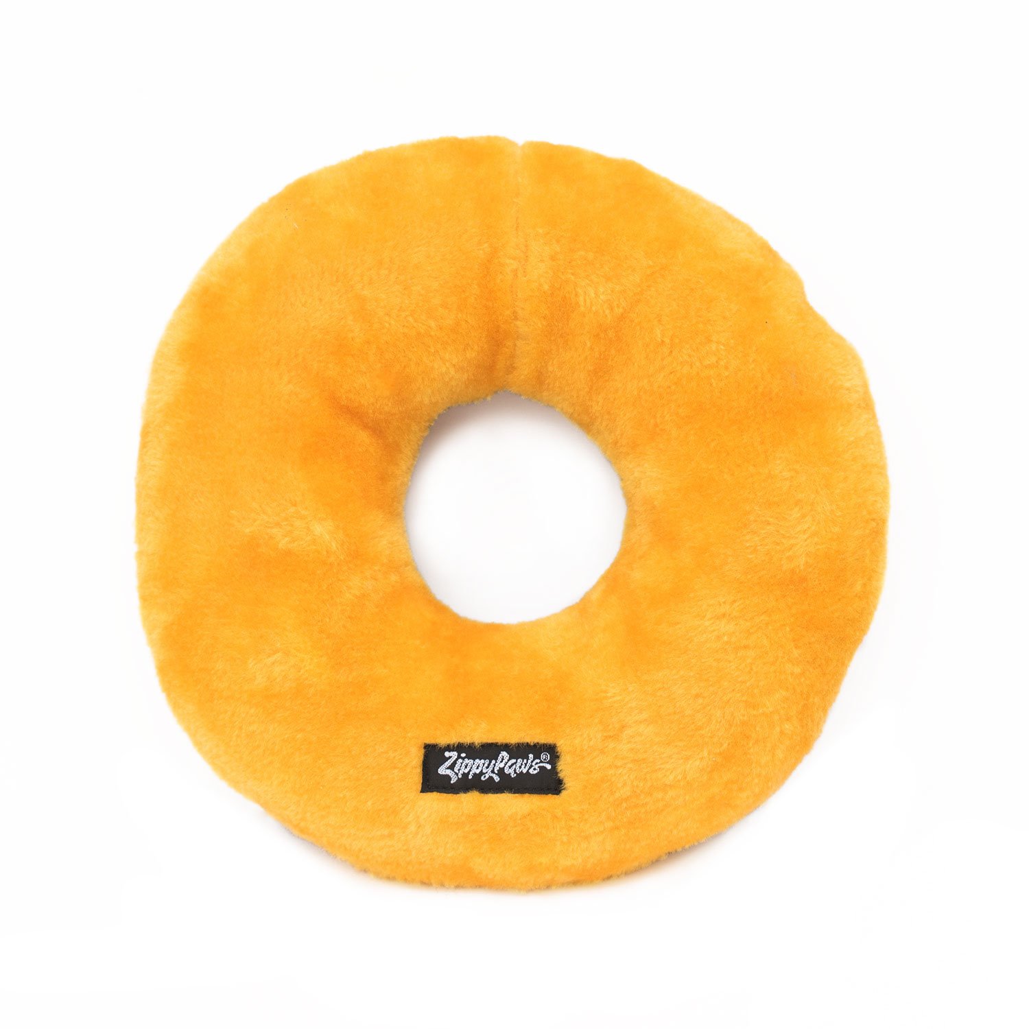 ZippyPaws Jumbo Donutz Strawberry Squeaky Dog Toy - Interactive Soft No-Stuffing Chew Toy with Embroidered Sprinkles for Large Breed Dogs & Puppies - Perfect for Playtime, Training, and Bonding with Your Pet