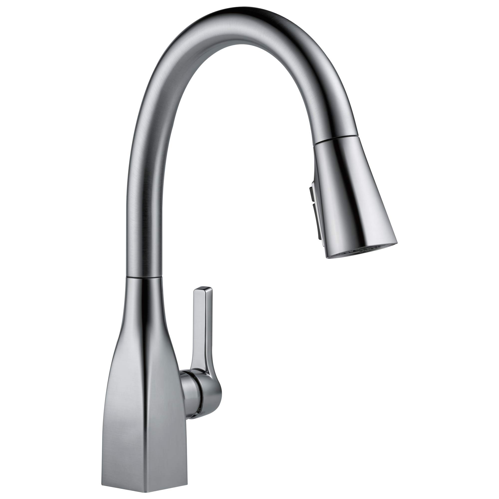 Delta Mateo Brushed Nickel Kitchen Faucet with Pull Down Sprayer - Magnetic Docking Spray Head, Arctic Stainless 9183-AR-DST - Perfect for Modern Kitchens & Food Prep Stations
