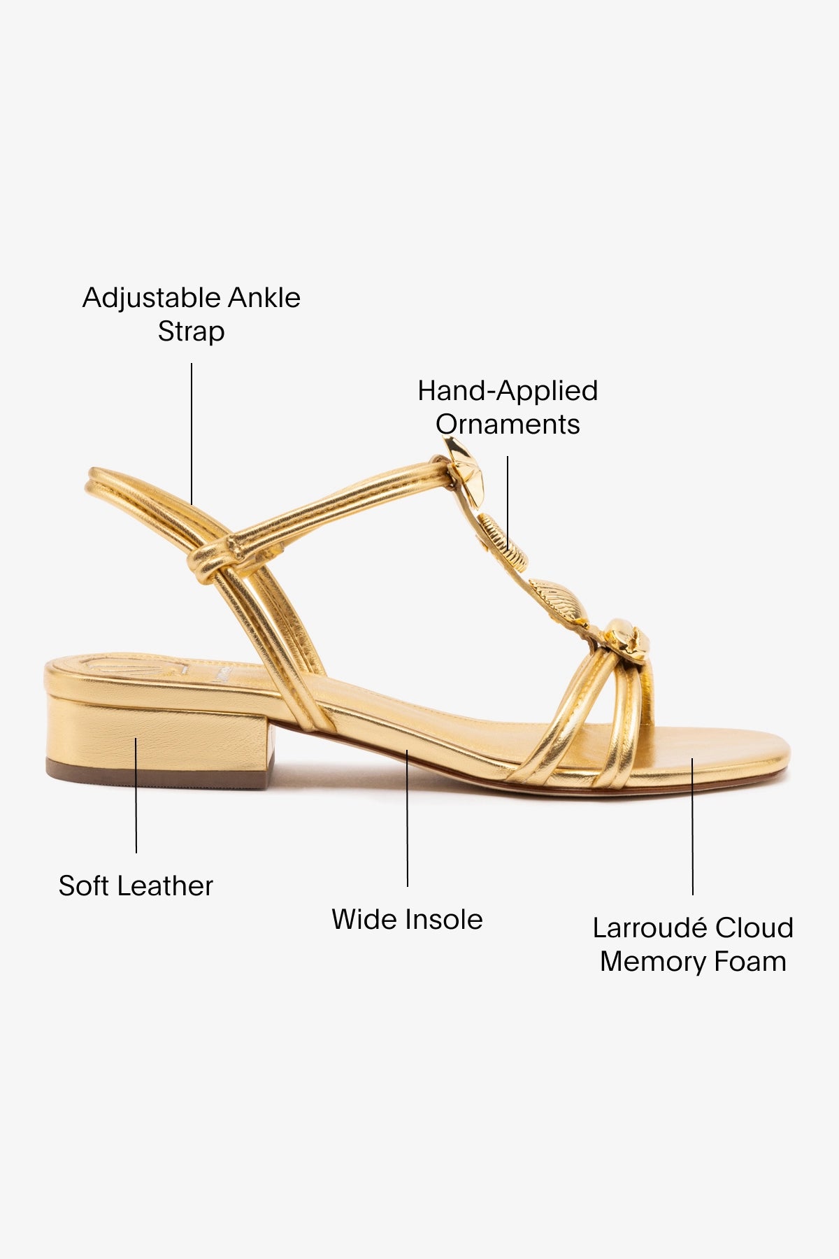Stylish Shelly Flat Sandal in Gold Metallic Leather - Perfect for Summer Outfits, Beach Vacations & Casual Wear