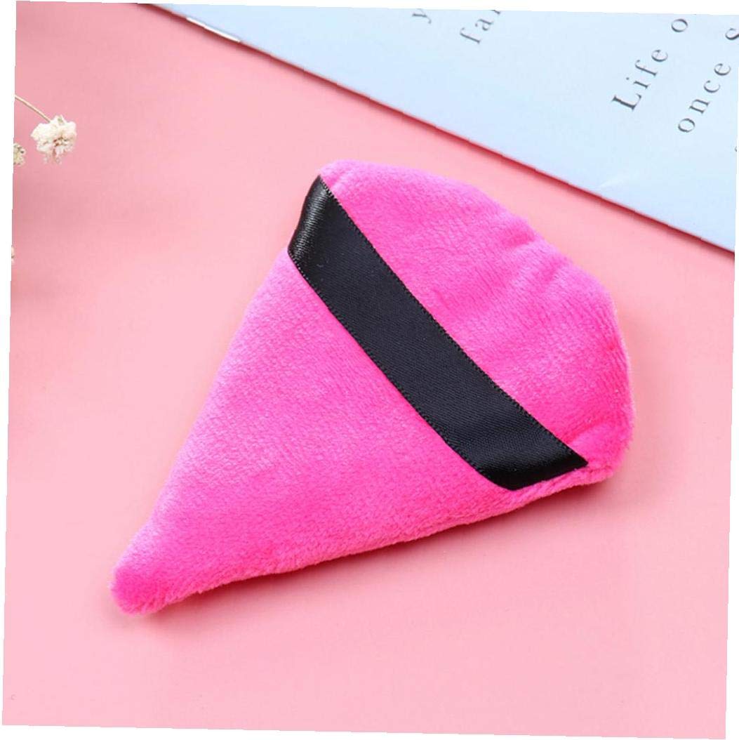 Triangle Shape Powder Puff with Strap - Professional Makeup Sponge for Powder Foundation, Contouring, Loose & Body Powder, Concealer Application - Perfect for Travel & Everyday Makeup Routine
