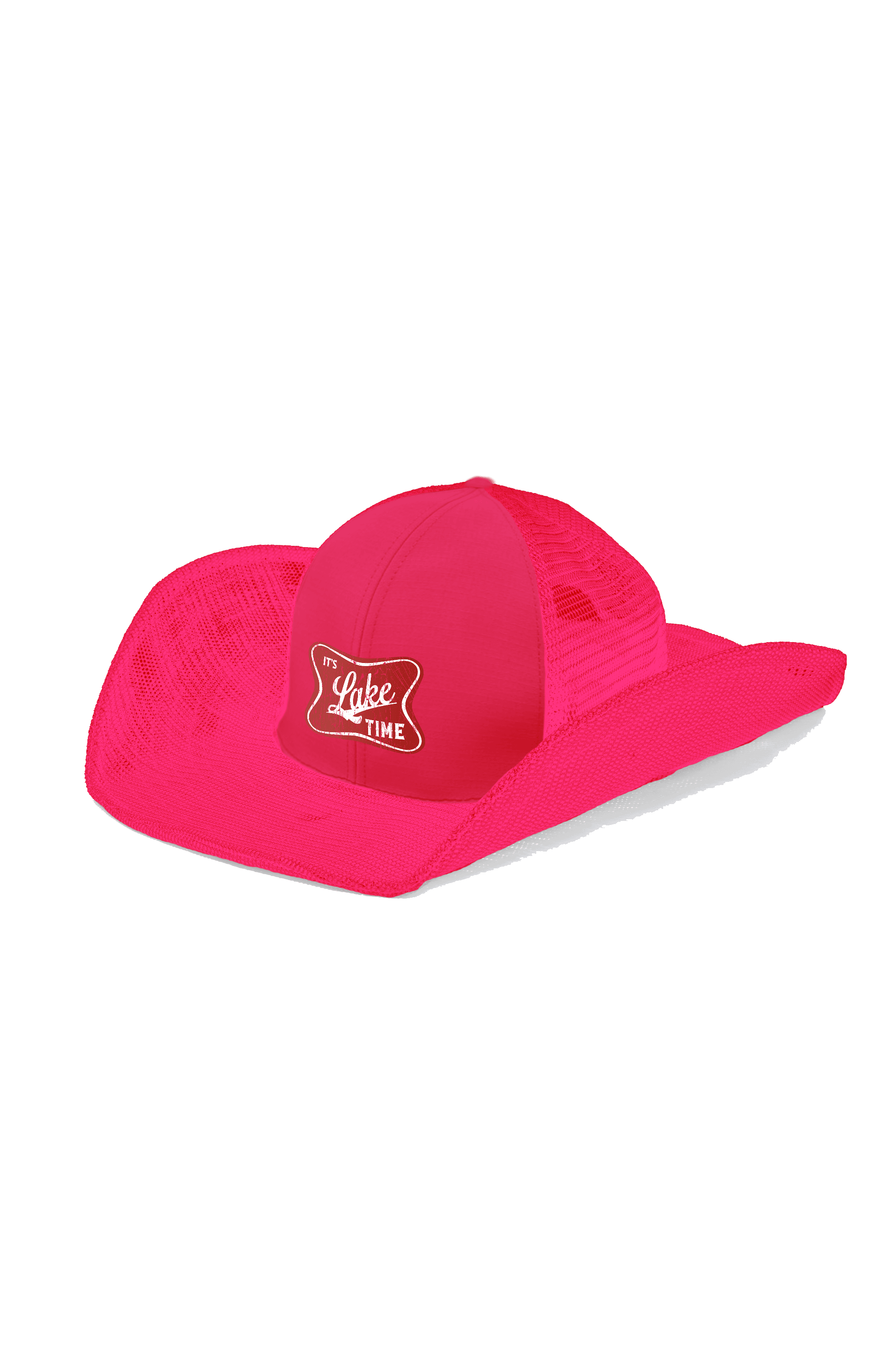 IT'S LAKE TIME COWBOY SNAPBACK HAT - 6-PANEL ADJUSTABLE BASEBALL CAP for Men & Women - Perfect for Fishing, Boating, and Outdoor Adventures