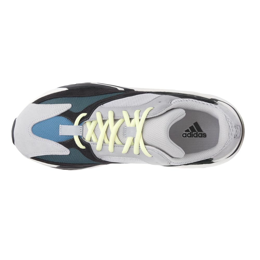 Adidas Men's Yeezy Boost 700 Wave Runner Sneakers - Solid Grey/Chalk White/Core Black - Comfortable Running Shoes for Jogging, Gym & Casual Wear