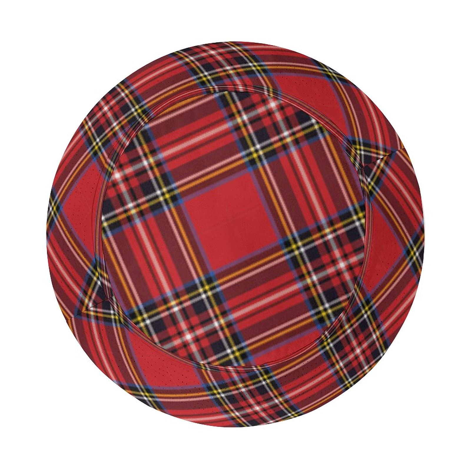 Red & Black Buffalo Scottish Tartan Plaid Checkered Bucket Hat for Men & Women - Packable Fisherman Sun Hat for Beach, Fishing, Travel & Outdoor Activities