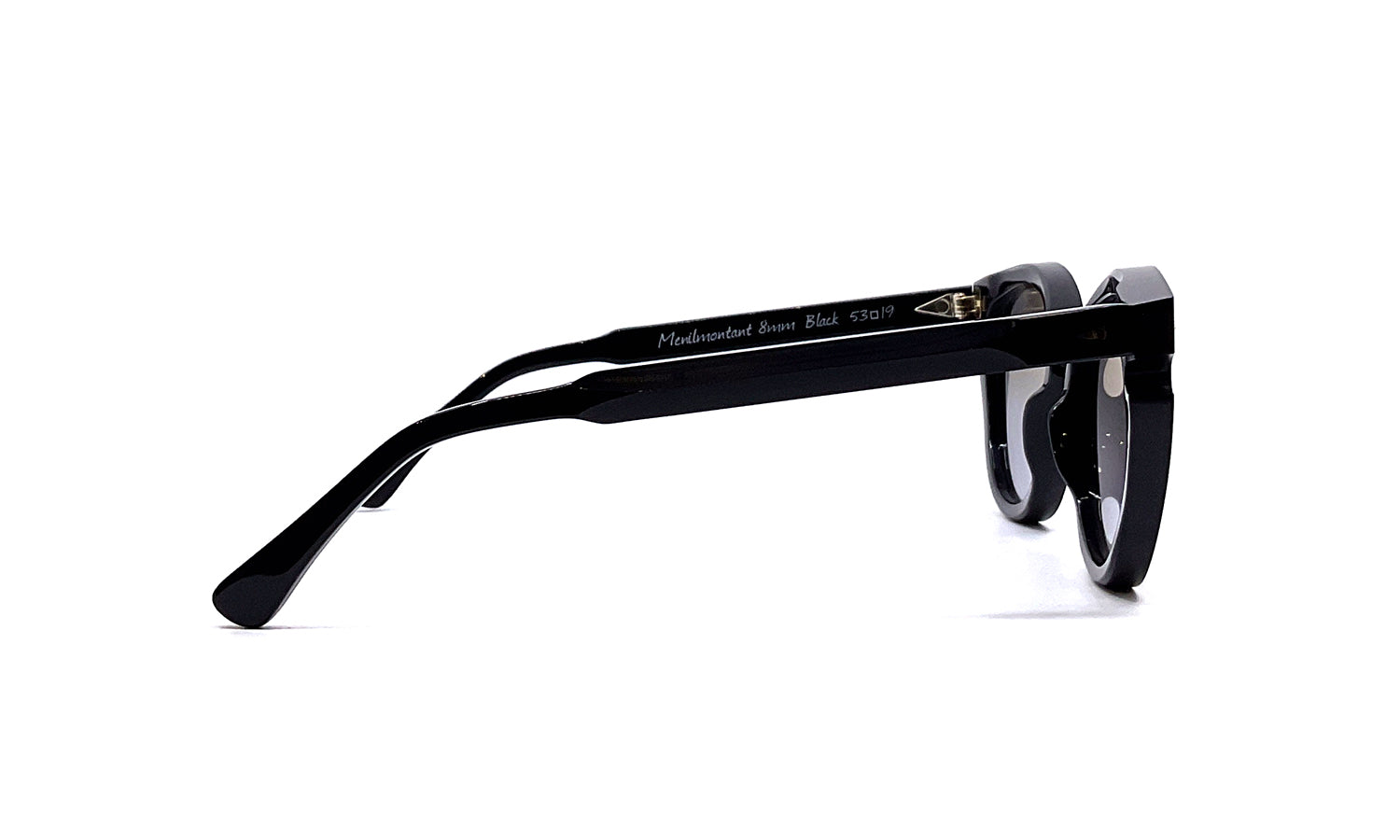 Ahlem Ménilmontant Black Sunglasses - Polarized UV Protection for Women & Men - Perfect for Driving, Travel & Outdoor Activities