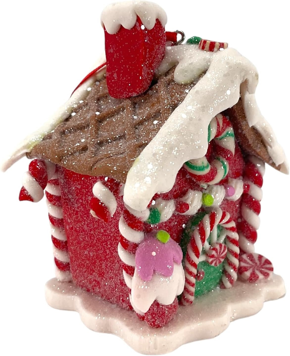 Festive DIY Clay Dough Gingerbread House Ornament Kit - Christmas Tree Decoration, Holiday Craft for Kids & Adults - Perfect for Xmas Party, School Projects & Home Decor