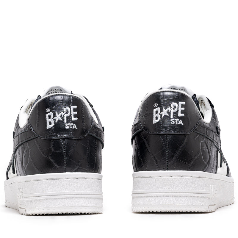 Bape Sta #3 Black Sneakers - Men's Casual Shoes by A Bathing Ape | Streetwear Fashion for Urban Style & Everyday Wear