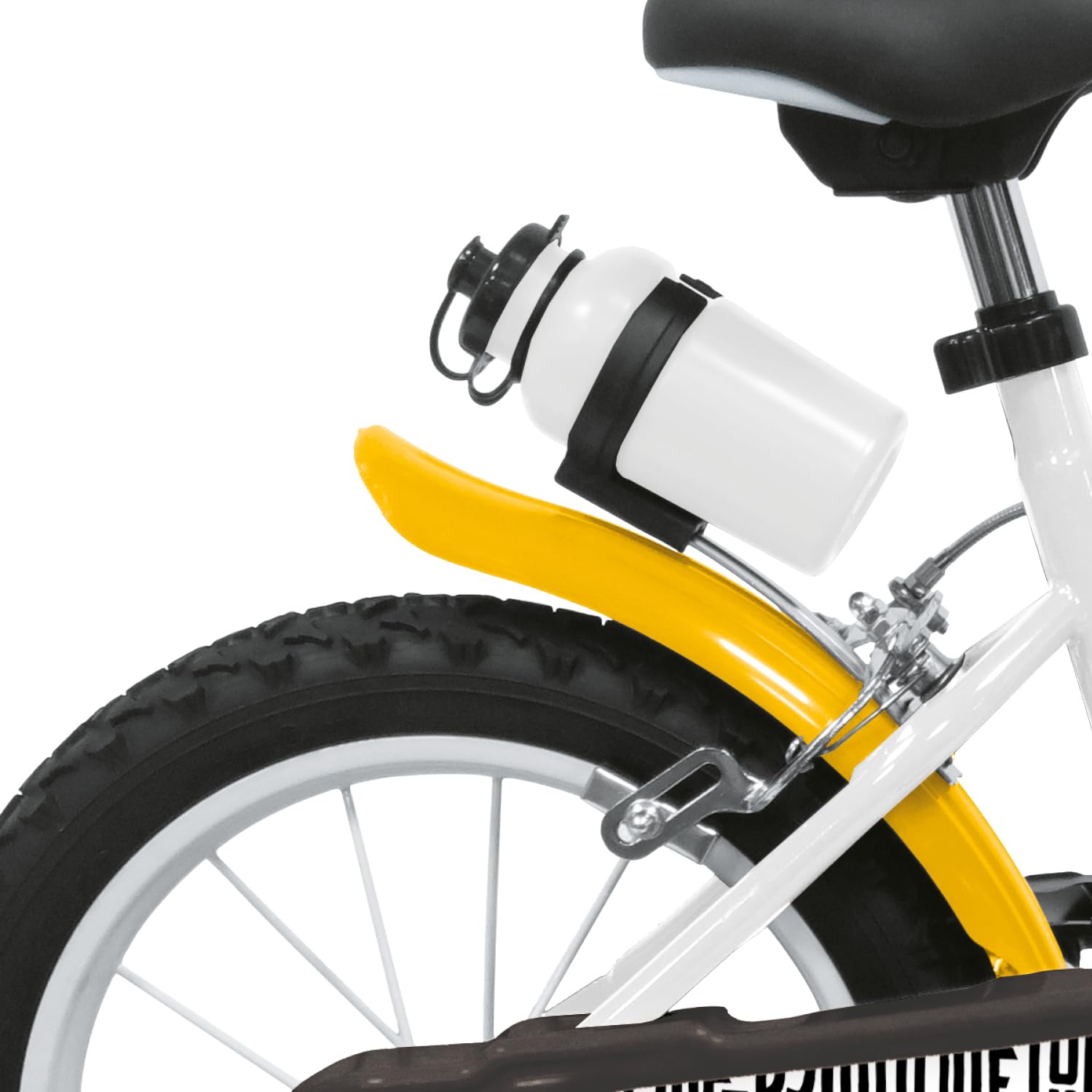 Mondo Toys - F.C. Juventus Kids Bike for Boys & Girls with Training Wheels, Front & Rear Brakes - White & Black - Perfect for Outdoor Play & Beginner Riders