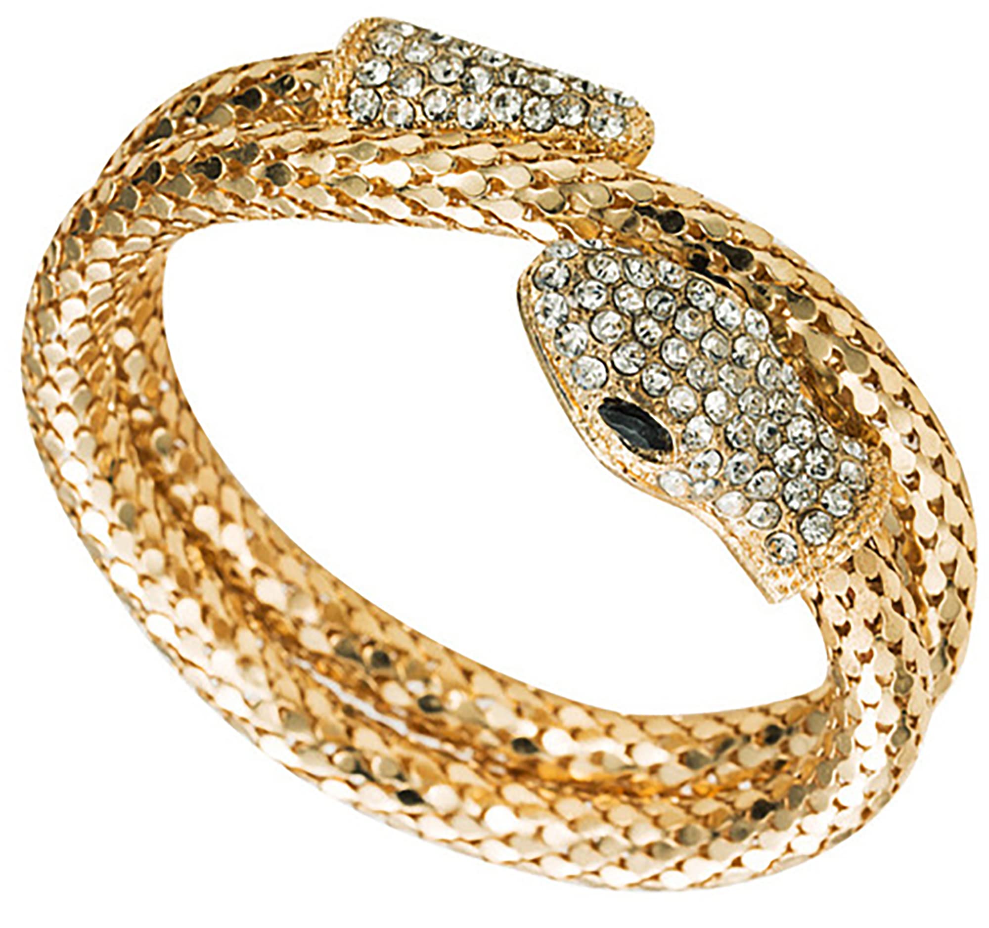 YCMI Adjustable Snake Bracelet for Women - Gold Serpent Wrap Bangle Cuff - Fashion Jewelry Gift for Girls & Teens - Perfect for Parties, Date Nights & Everyday Wear