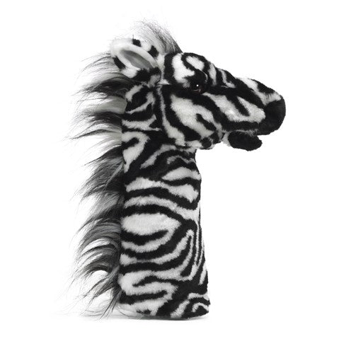 Folkmanis Zebra Hand Puppet - Realistic Stuffed Animal Toy for Kids, Storytelling & Educational Play - Perfect for Classroom, Theater & Imaginative Play at Home