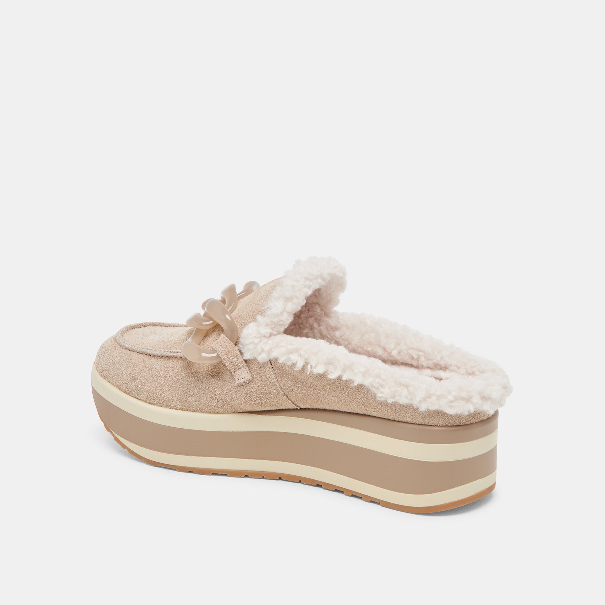 JAMEY Plush Sneakers for Women - Soft Taupe Suede Comfortable Slip-On Shoes - Perfect for Casual Wear, Walking & Everyday Comfort