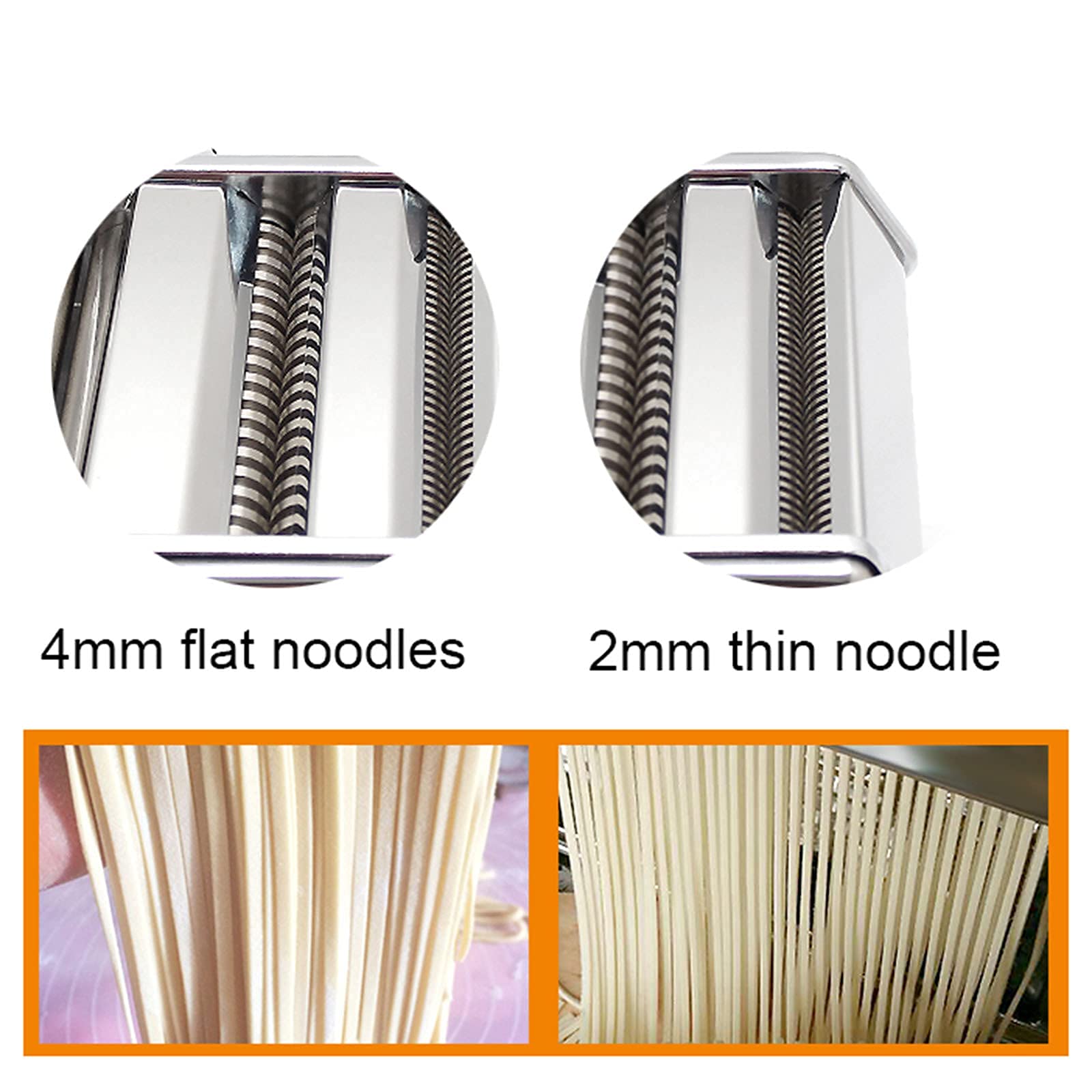 Stainless Steel Pasta Maker Machine - Adjustable Thickness Pasta Roller & Noodle Maker for Homemade Spaghetti, Ravioli, Lasagna | Perfect Kitchen Tool for Italian Cuisine & Family Cooking