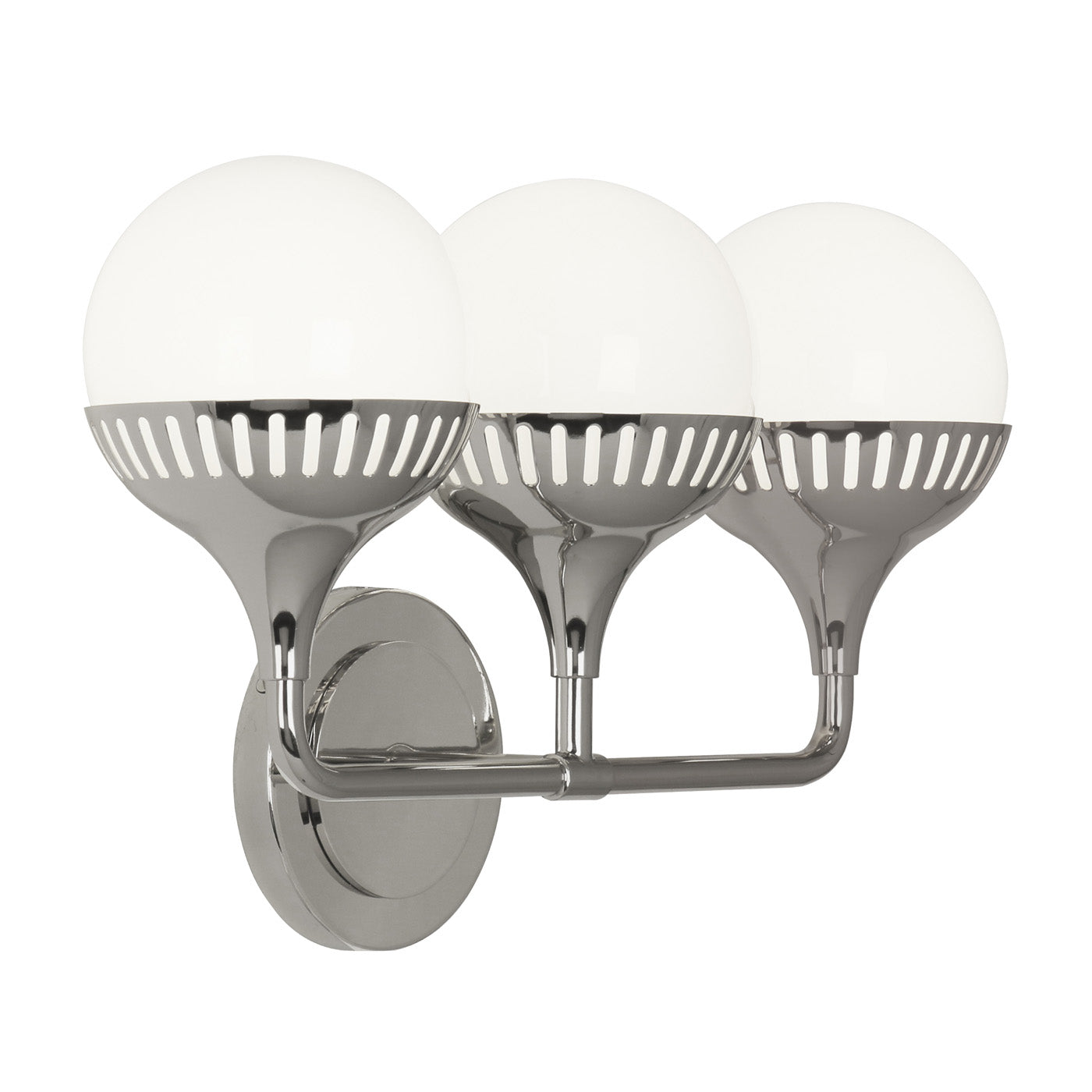 Rio Three Light Sconce Wall Fixture - Modern Gold Finish Wall Lighting for Bedroom, Living Room & Hallway