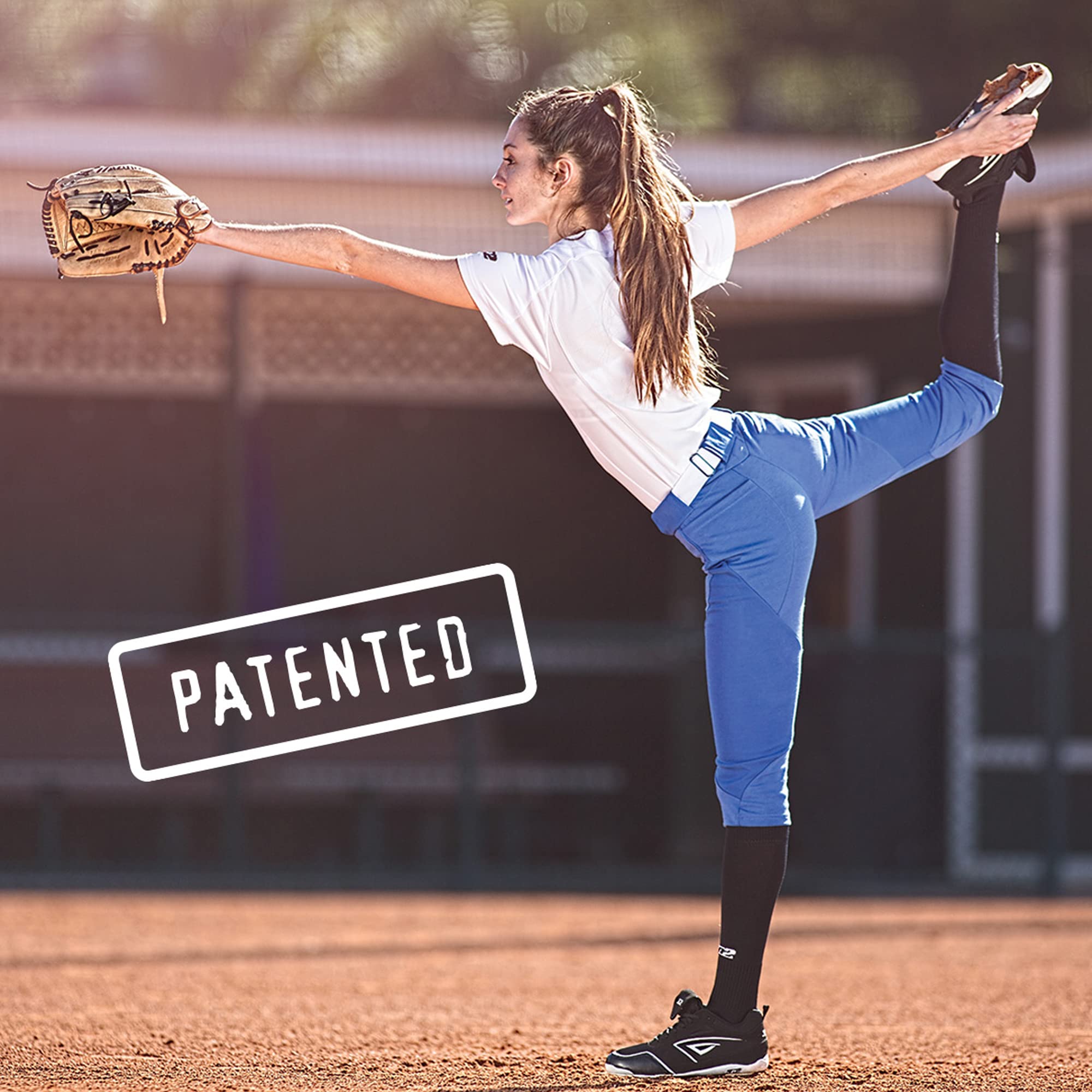 3N2 Women's Softball Pants - NuFit Knickers with ¾ Inch Belt Loops, Low-Rise Fit & Double Knee Reinforcement - Perfect for Practice, Games & Tournaments