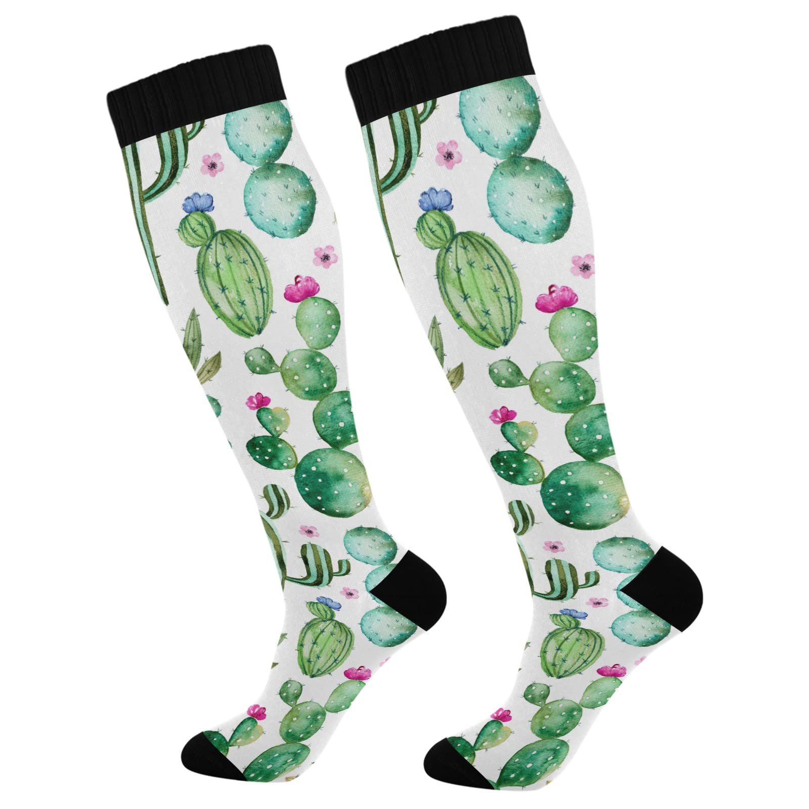 Best Compression Socks for Women & Men - Knee High Sports Socks for Running, Hiking & Fitness - Improve Circulation & Reduce Fatigue (Perfect for Athletes, Travelers & Nurses)