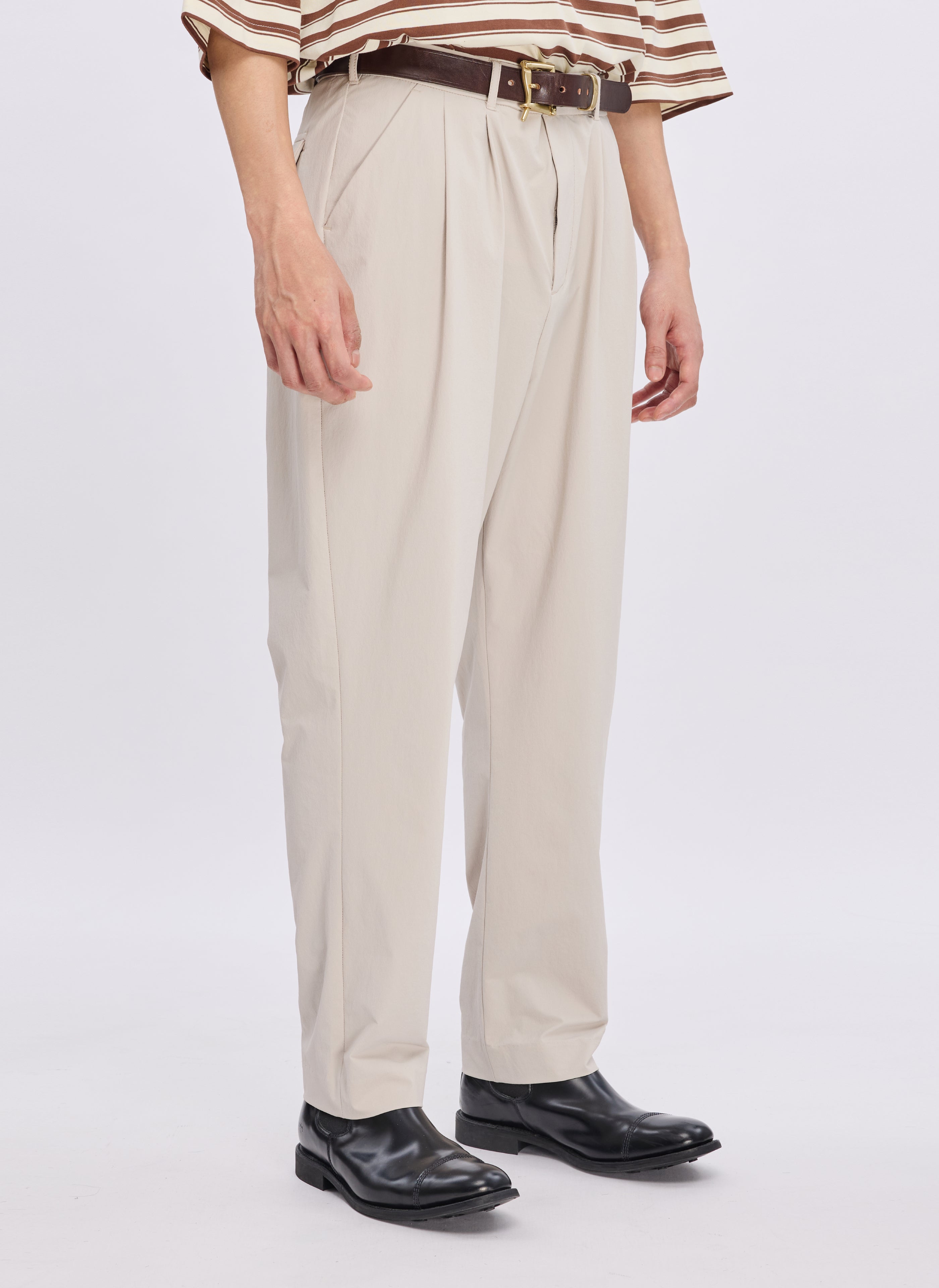 Anti UV 4-Way Stretch Ankle-Length Relaxed Tapered Pants (Size 10) - Perfect for Outdoor Activities, Yoga & Travel