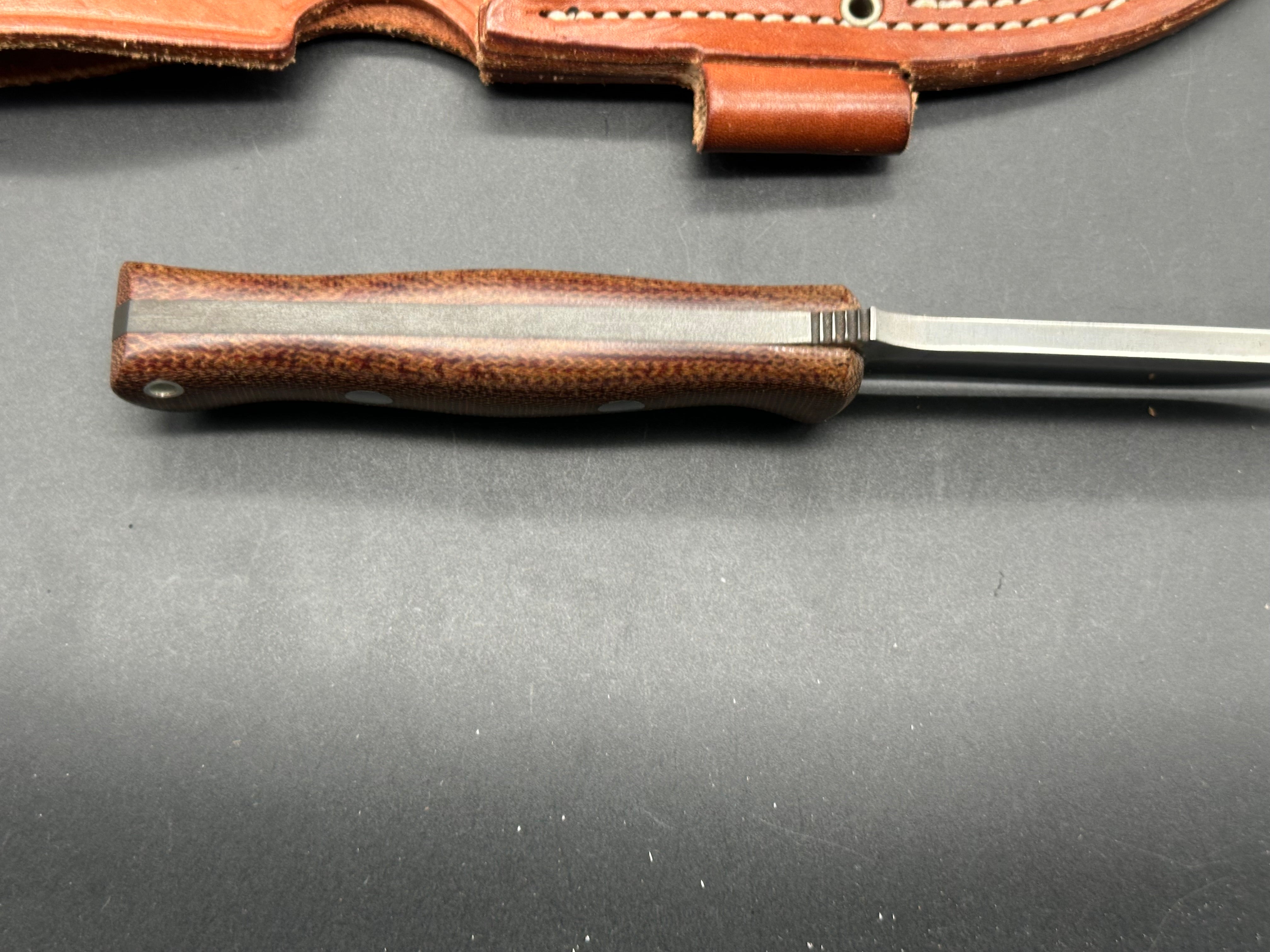 Bark River Bravo A2 Knife - High-Quality Outdoor Survival Blade for Hunting, Camping & Bushcraft | Durable Fixed Blade Knife for Tactical, EDC & Adventure Use