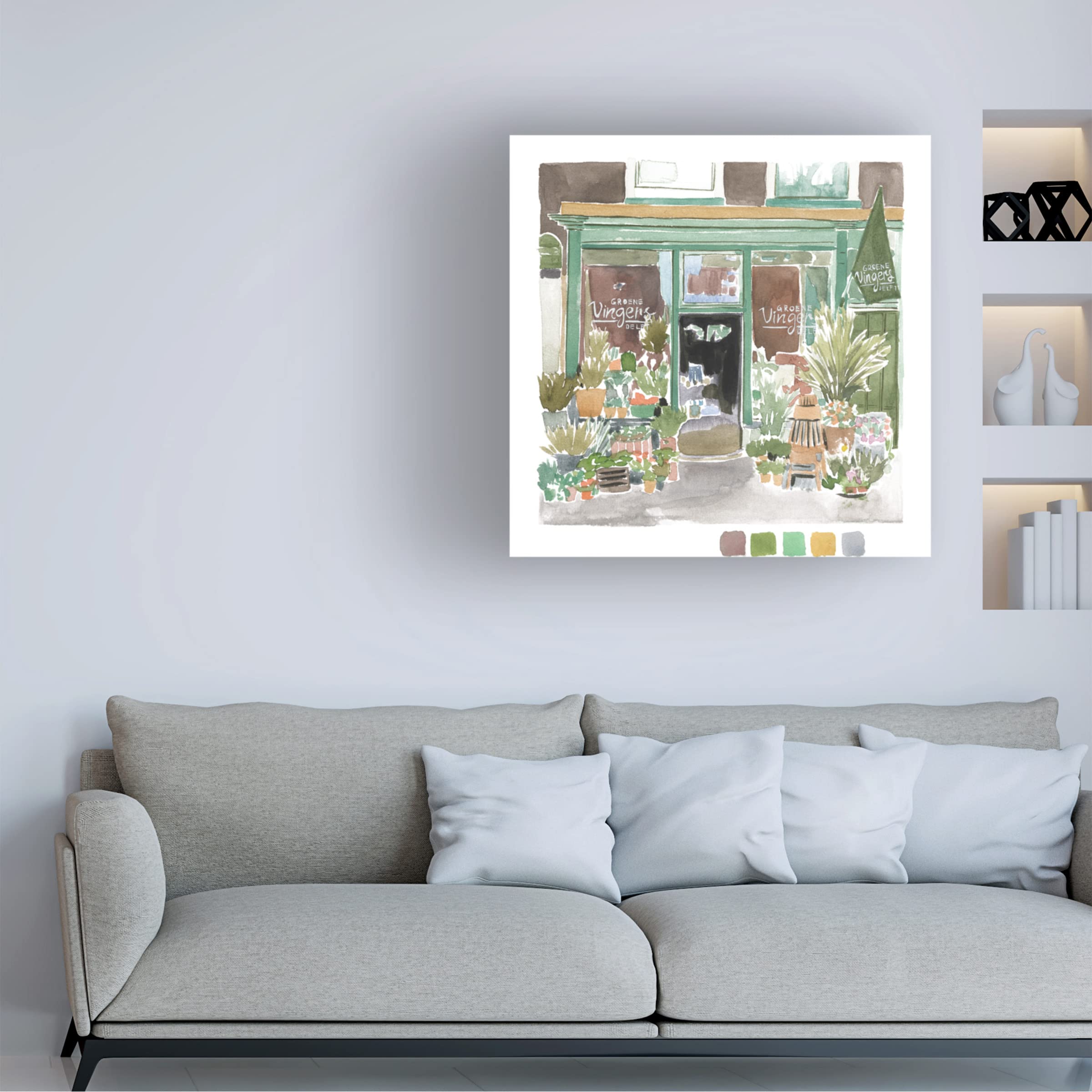 Trademark Fine Art 'Take Me Back II' Canvas Wall Art by Melissa Wang - Perfect for Living Room, Bedroom & Office Decor