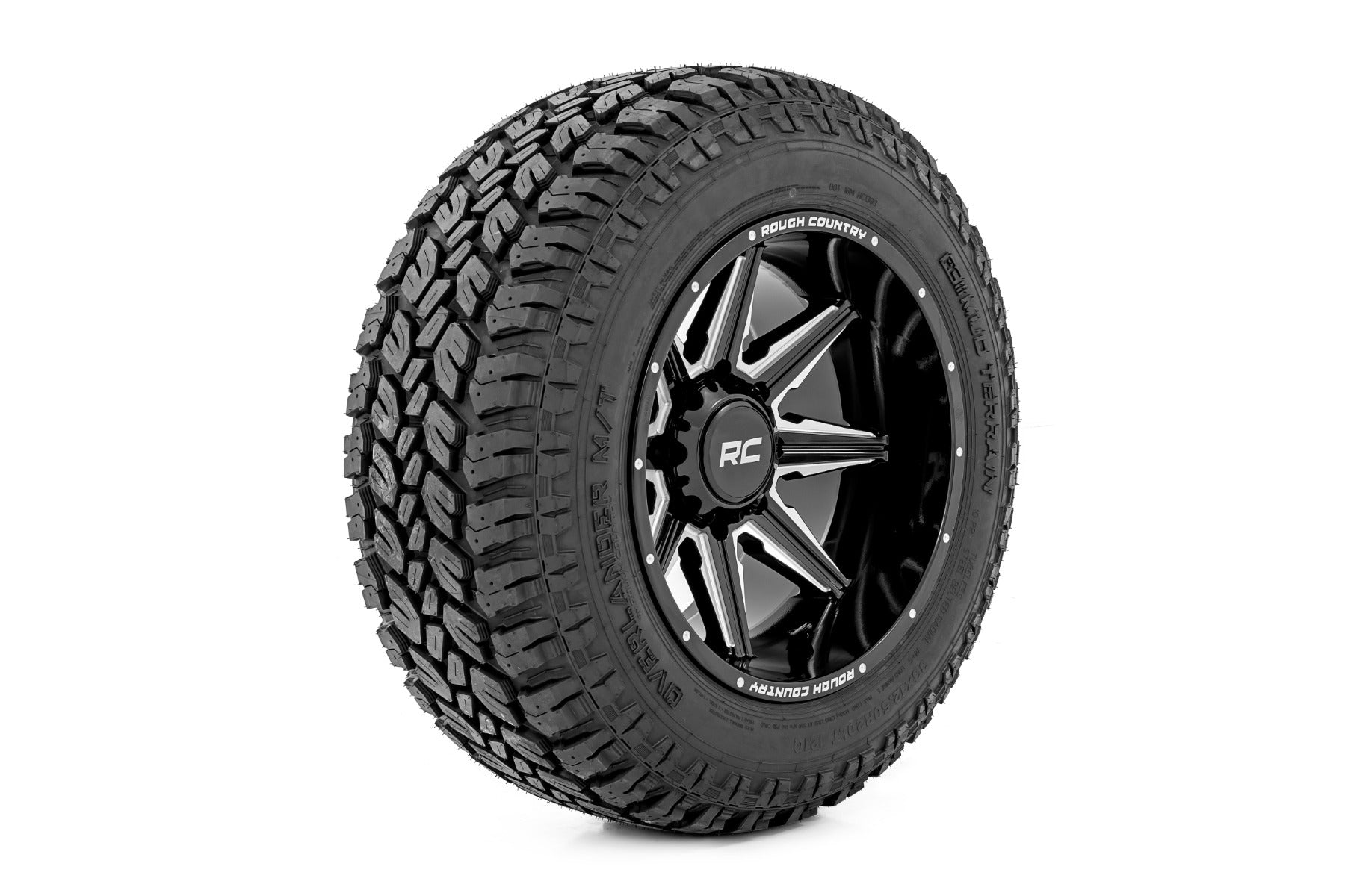 285/55R20 Rough Country Overlander M/T All-Terrain Tires - 97010125 - Perfect for Off-Roading, Truck & SUV Adventures