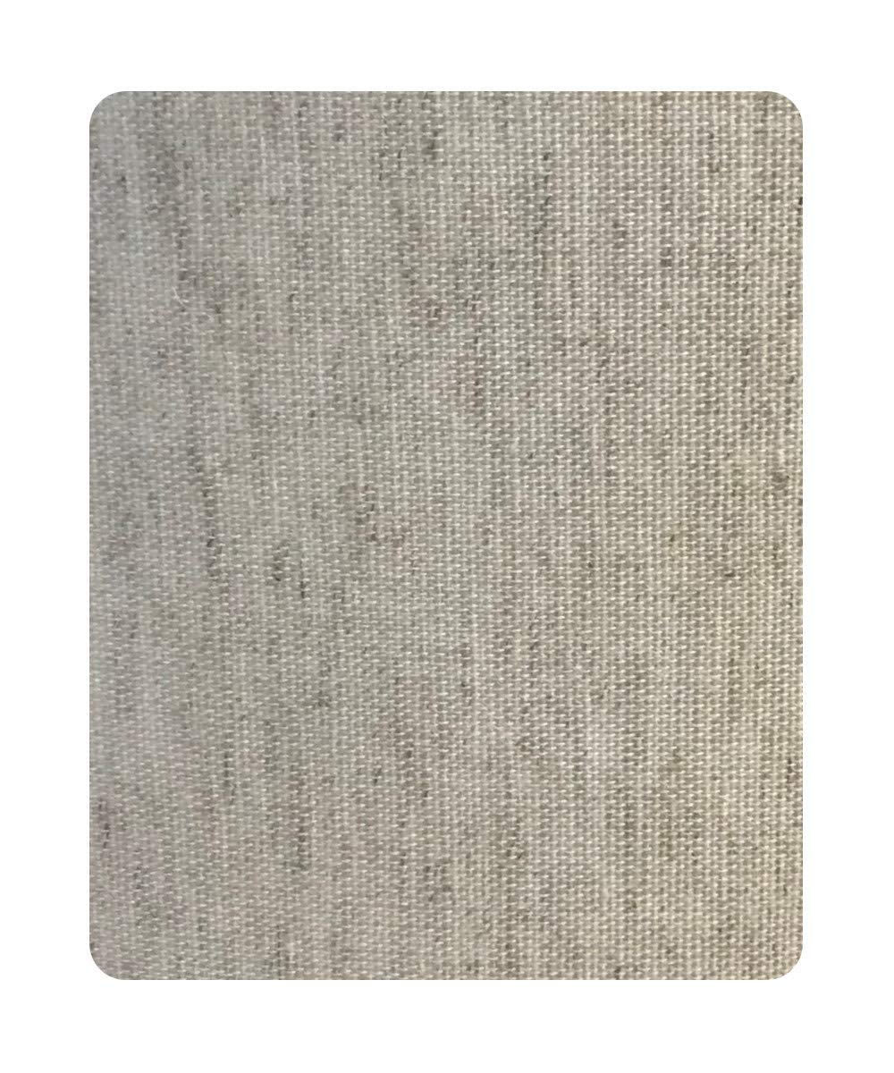 10x12x08 Hardback Shallow Drum Lampshade Textured Oatmeal with Brass Spider Fitter - Medium Off-White Lamp Shade for Table & Desk Lamps - Perfect for Living Room, Bedroom, and Office Lighting Decor