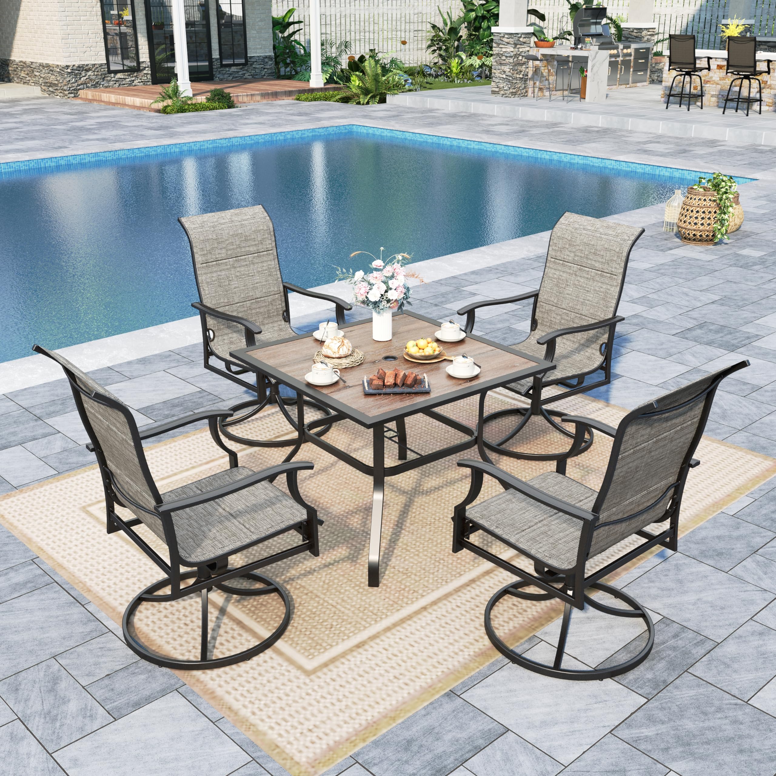 Sophia & William 5-Piece Outdoor Patio Dining Set - 37