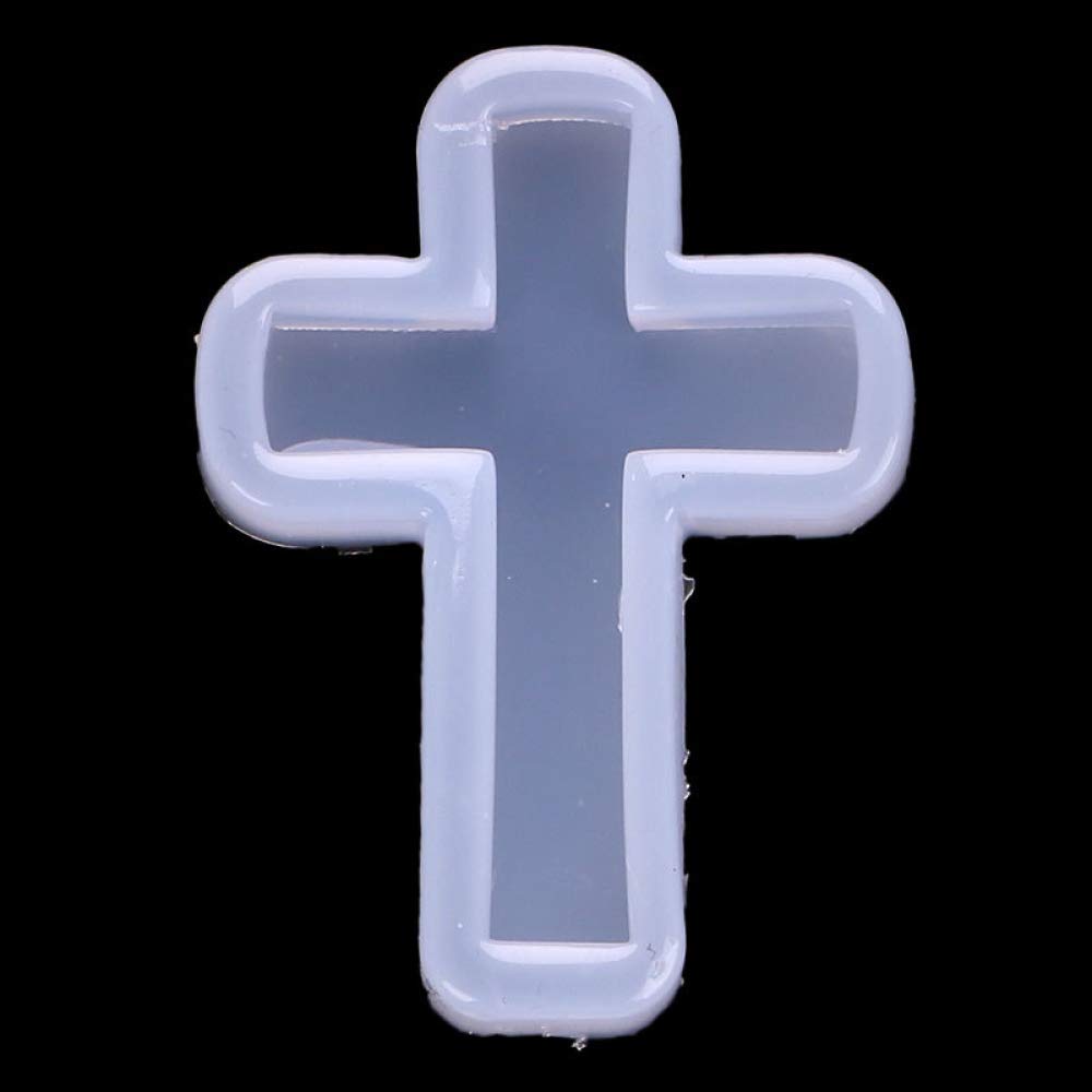 5Pcs Cross Shape Silicone Pendant DIY Molds - Resin Casting Jewelry Making Kit for Necklace, Earrings & Keychains - Perfect for DIY Crafts, Gifts & Home Decor