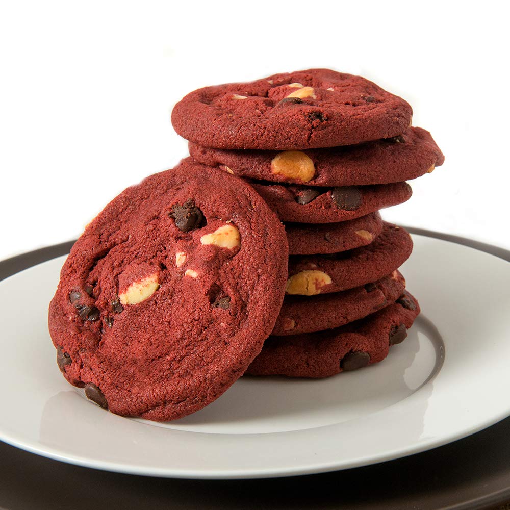David's Cookies Red Velvet Cookie Dough - 1.5 oz (216 Count Case) | Perfect for Baking, Parties & Gifts | Ready-to-Bake Dessert for Holidays & Special Occasions